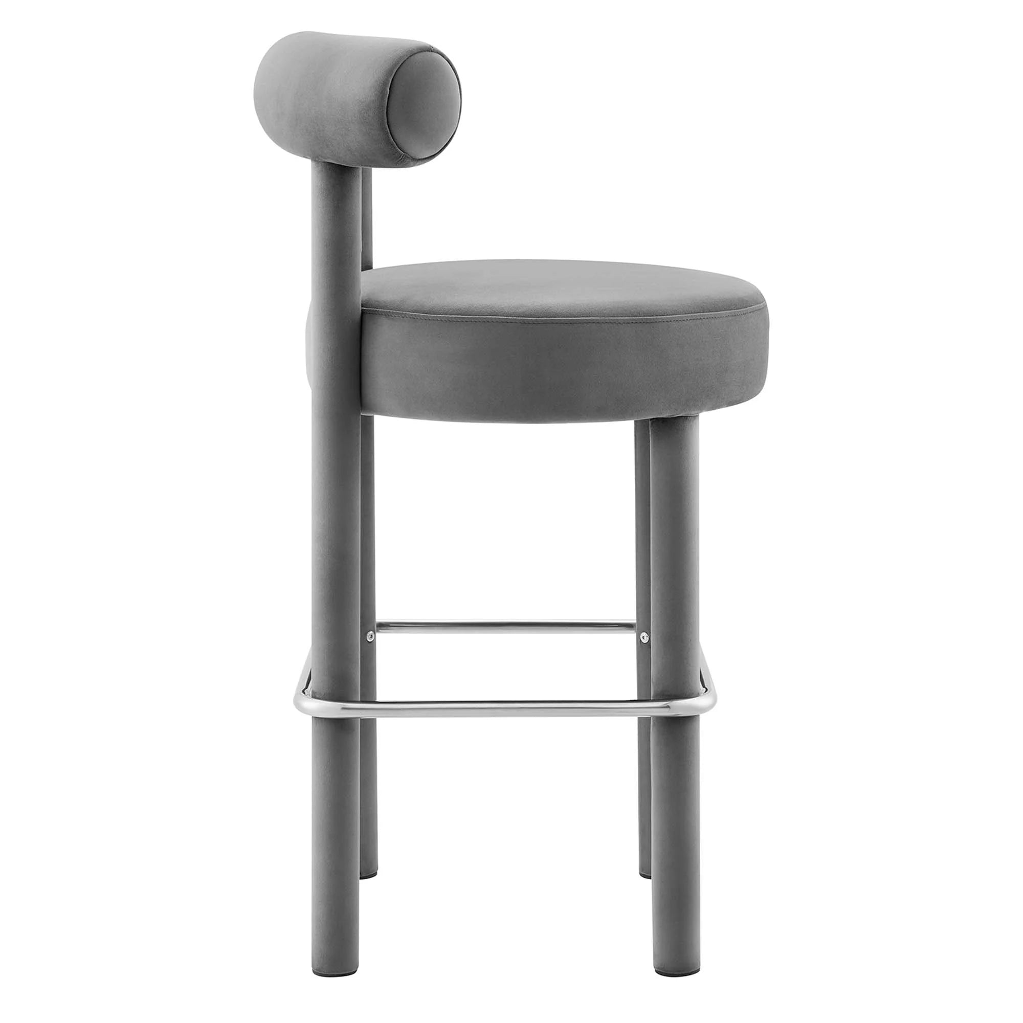 Toulouse Performance Velvet Bar Stool - Set of 2