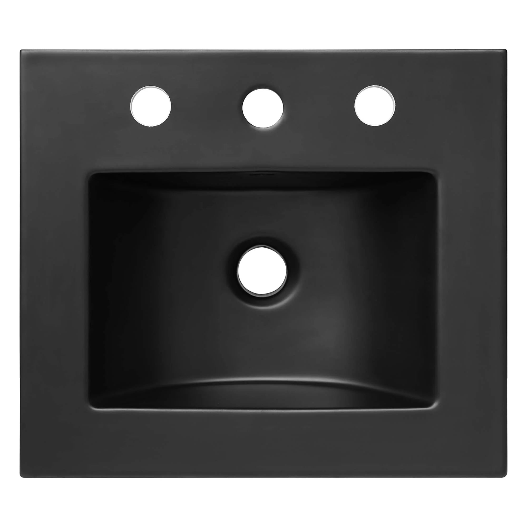 Meuble-lavabo de salle de bain Soma avec lavabo noir inclus