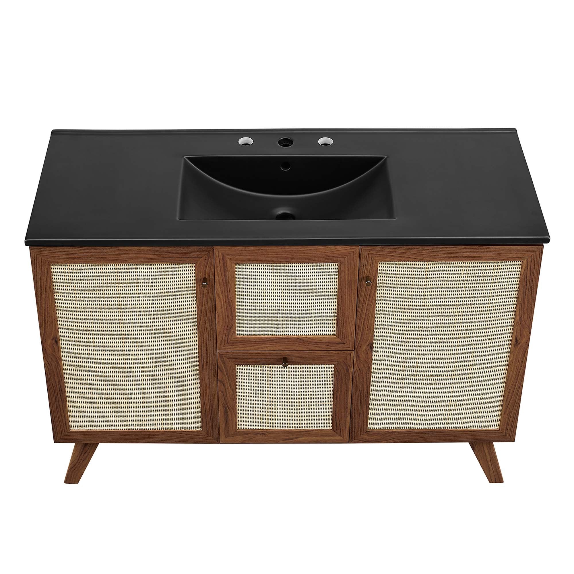 Soma Bathroom Vanity with Black Basin Included