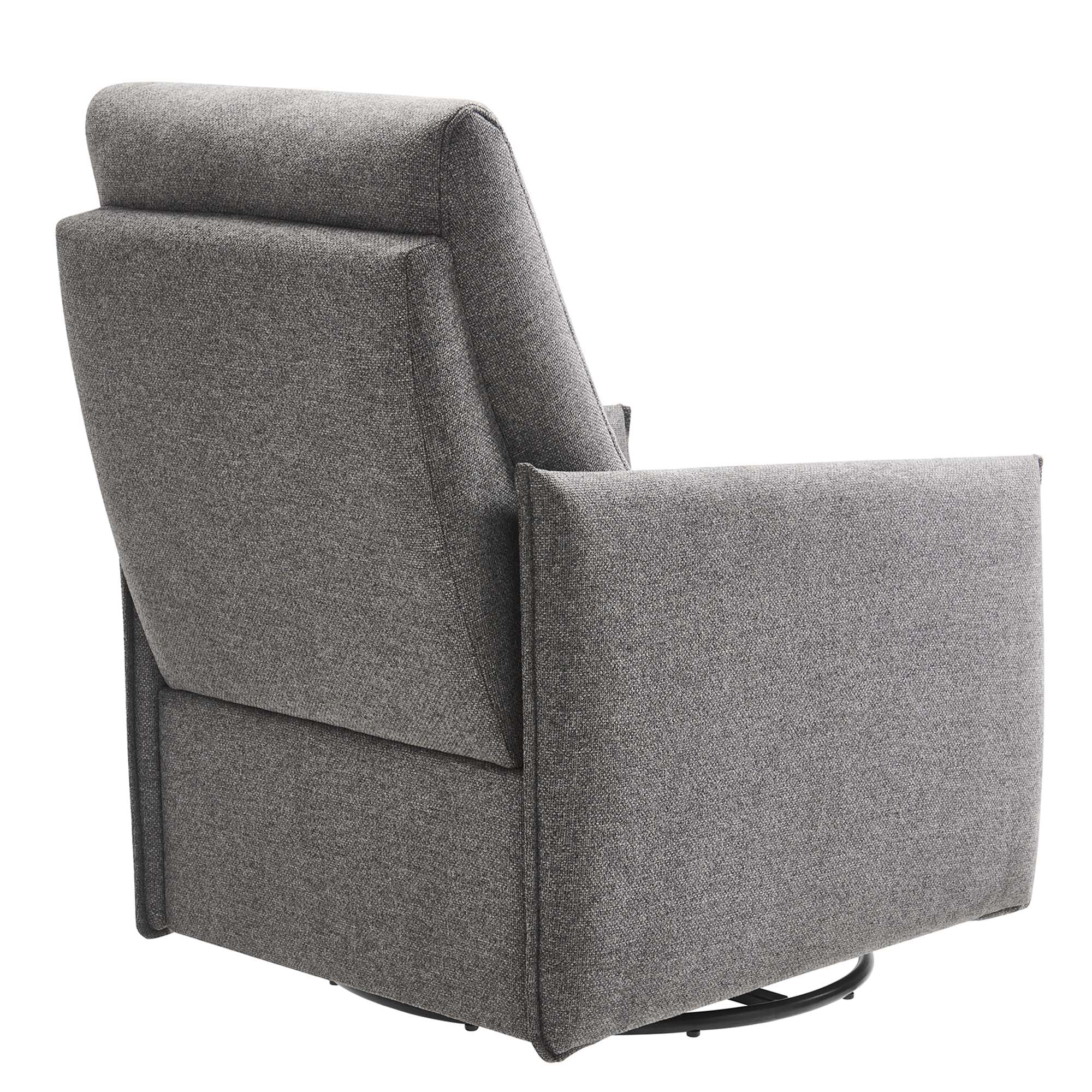 Fauteuil de salon en velours Ponder Performance 