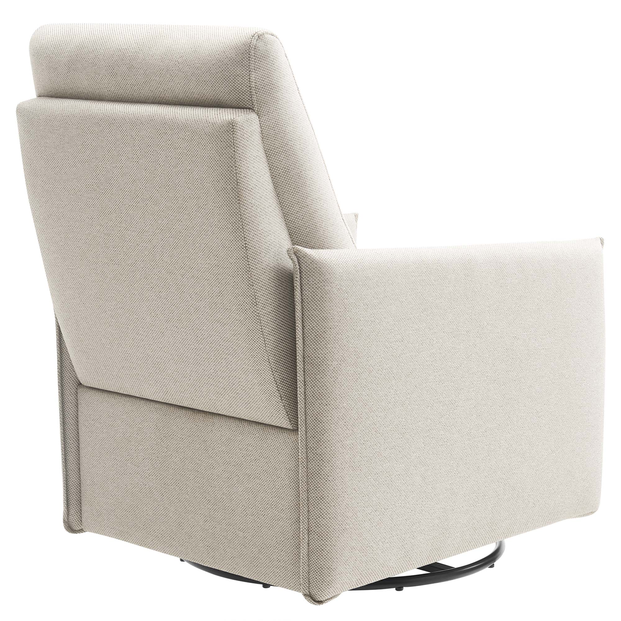 Fauteuil de salon en velours Ponder Performance 