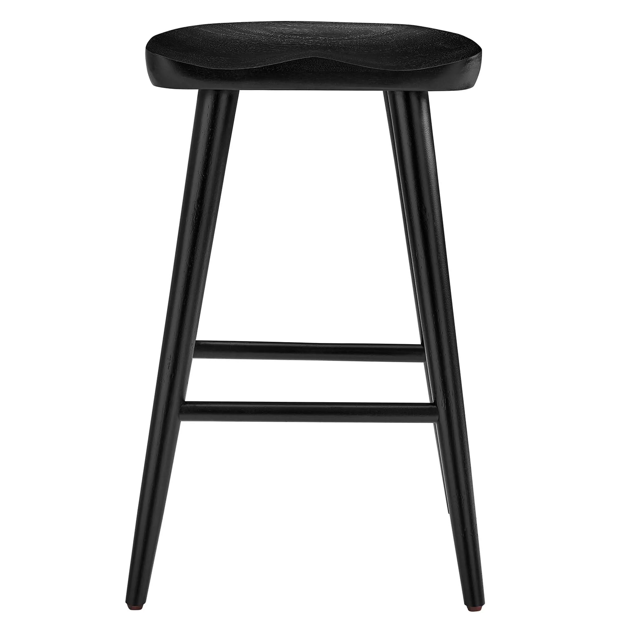 Saville Backless Wood Counter Stools - Set of 2