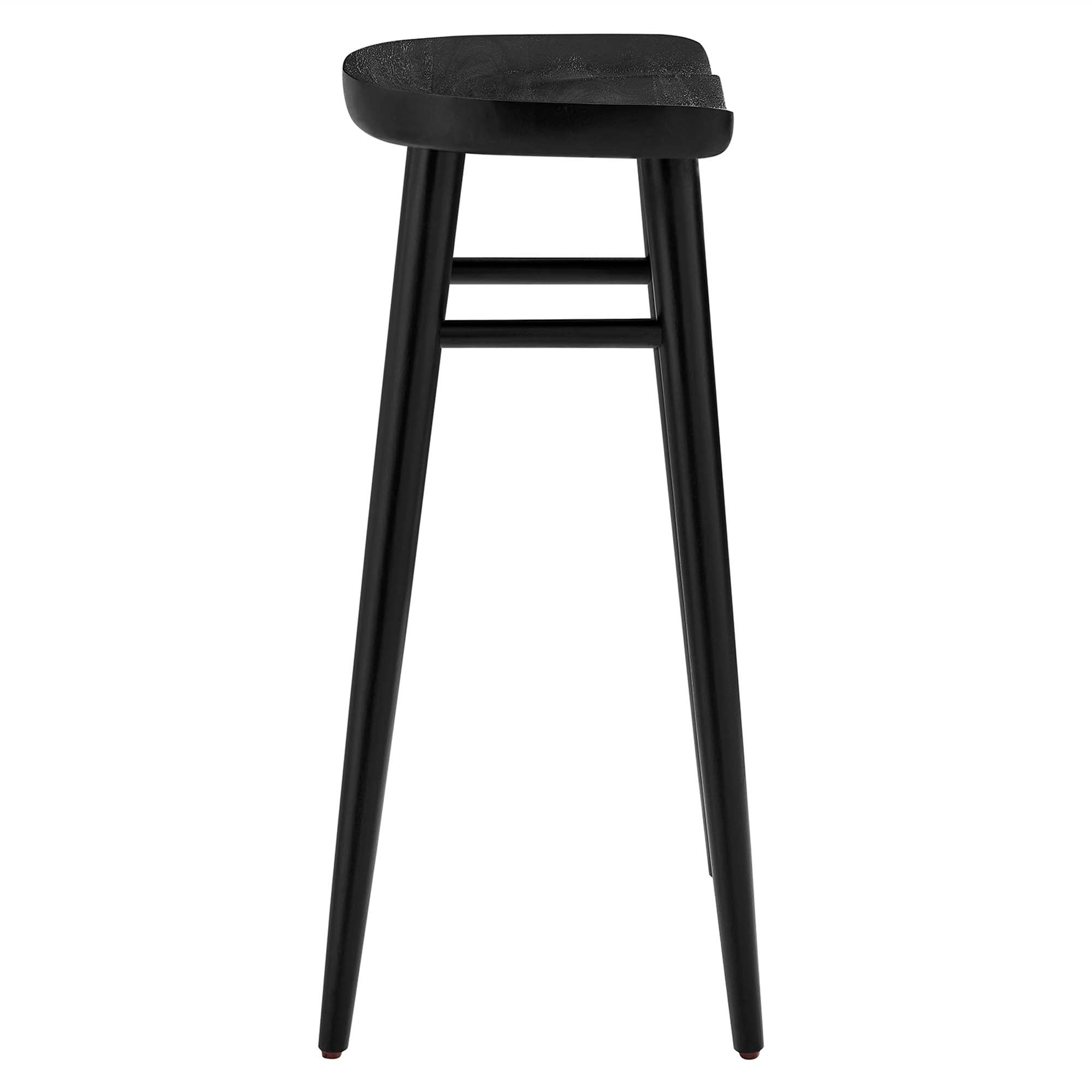 Saville Backless Wood Bar Stools Set of 2