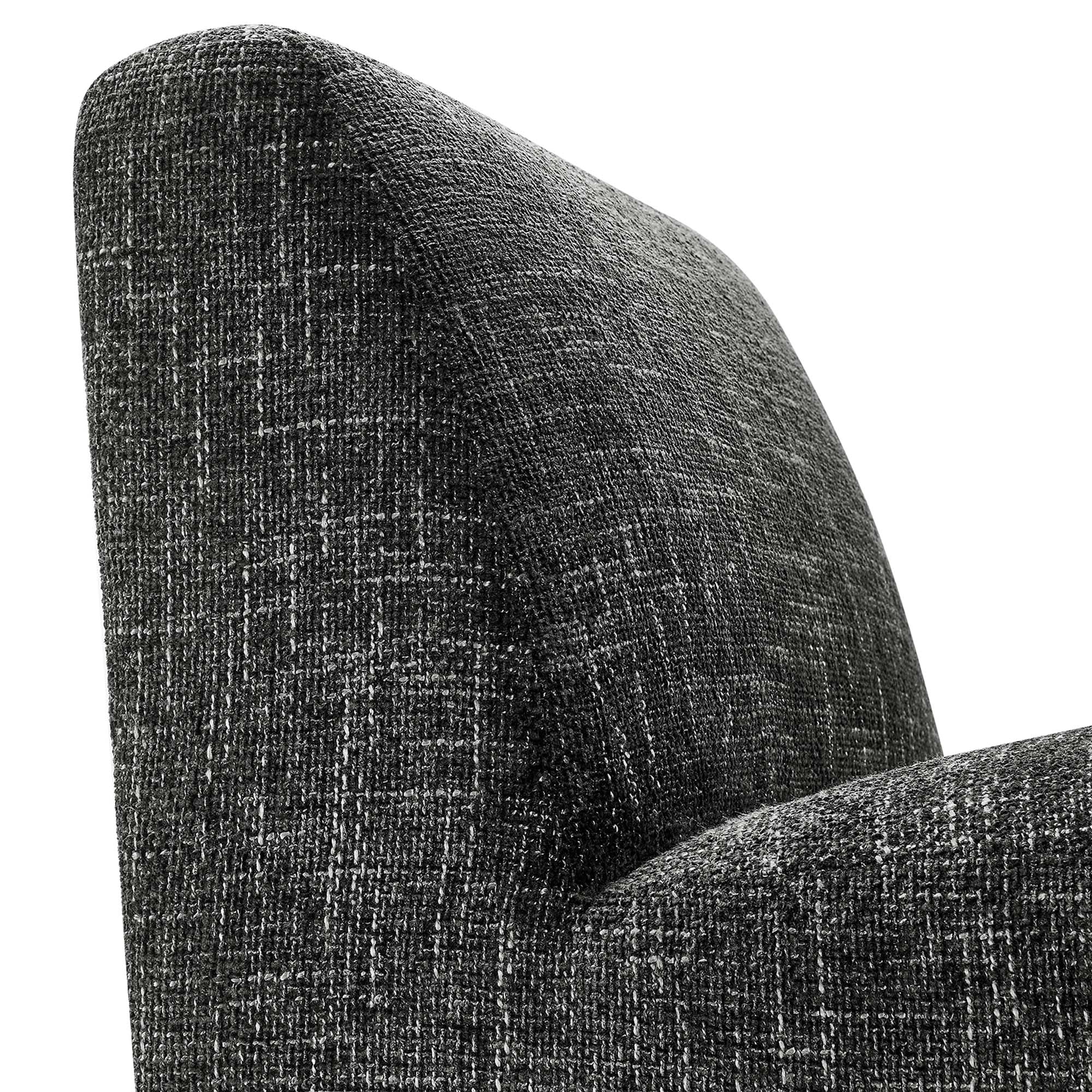 Fauteuil d'appoint rembourré en chenille Amita 