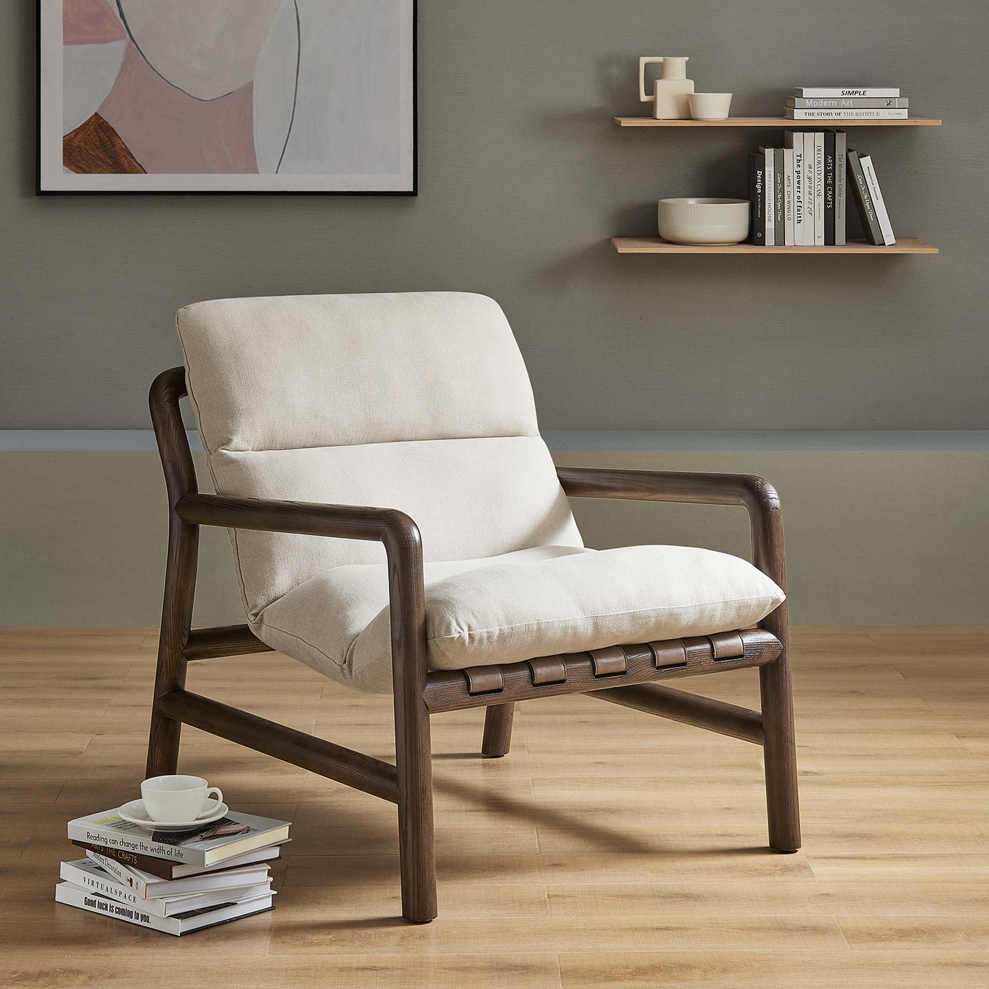 Paxton Wood Sling Chair