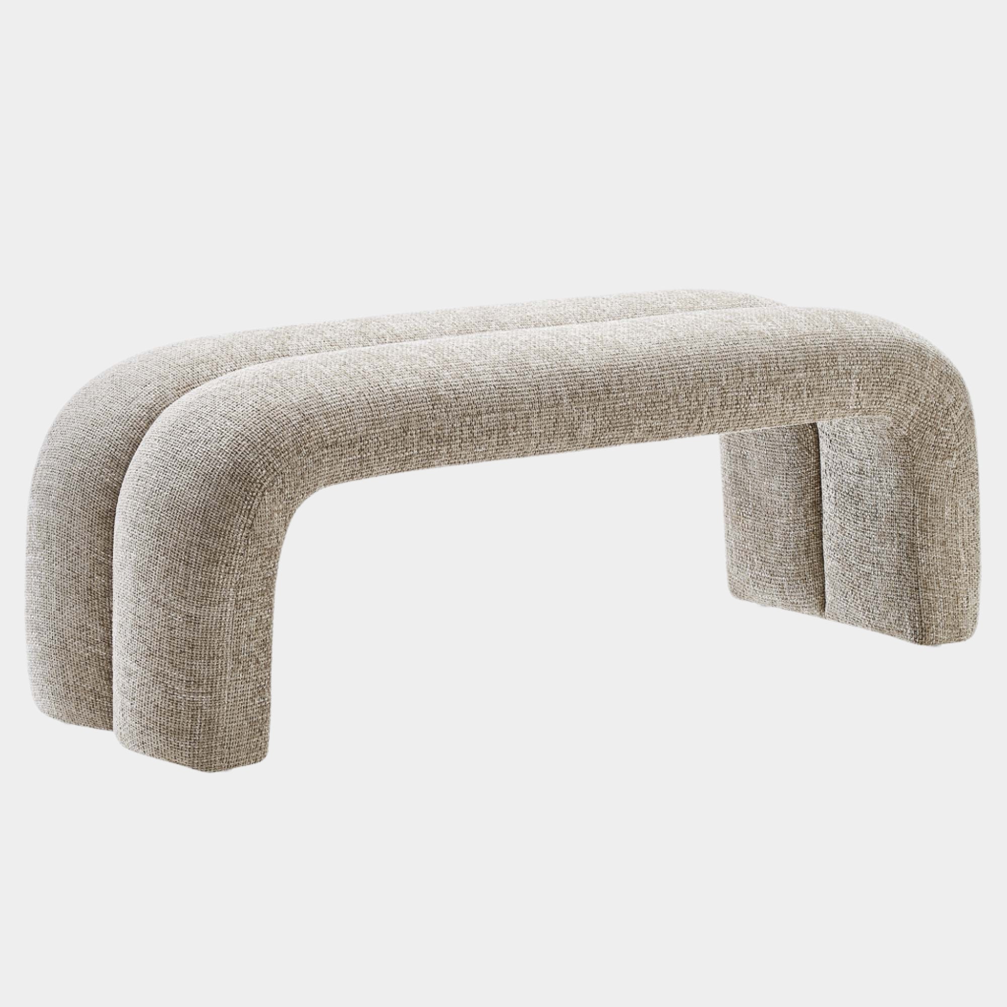 Chaise sans accoudoirs rembourrée en duvet Commix