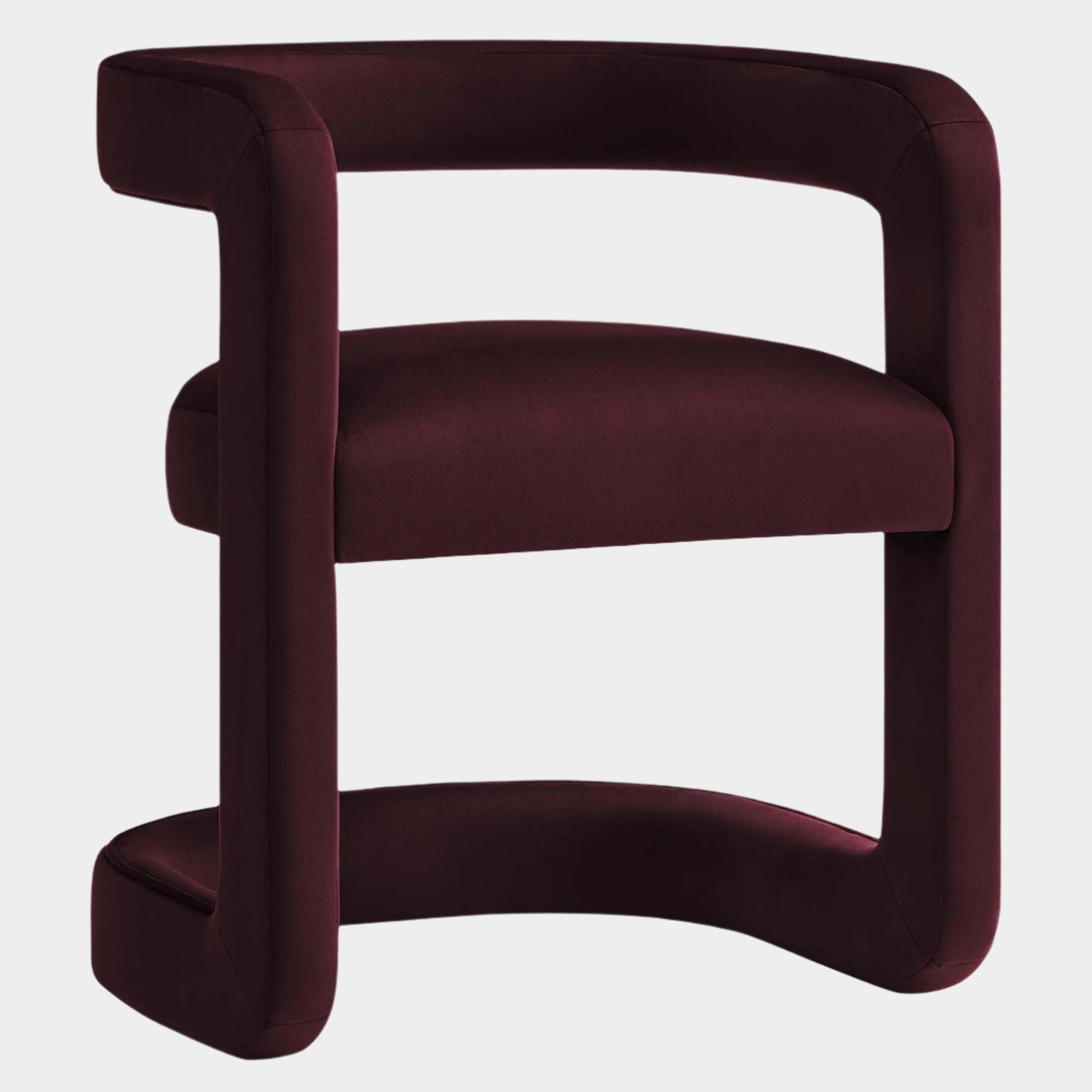 Winslow Barrel Performance Velvet Dining Chair