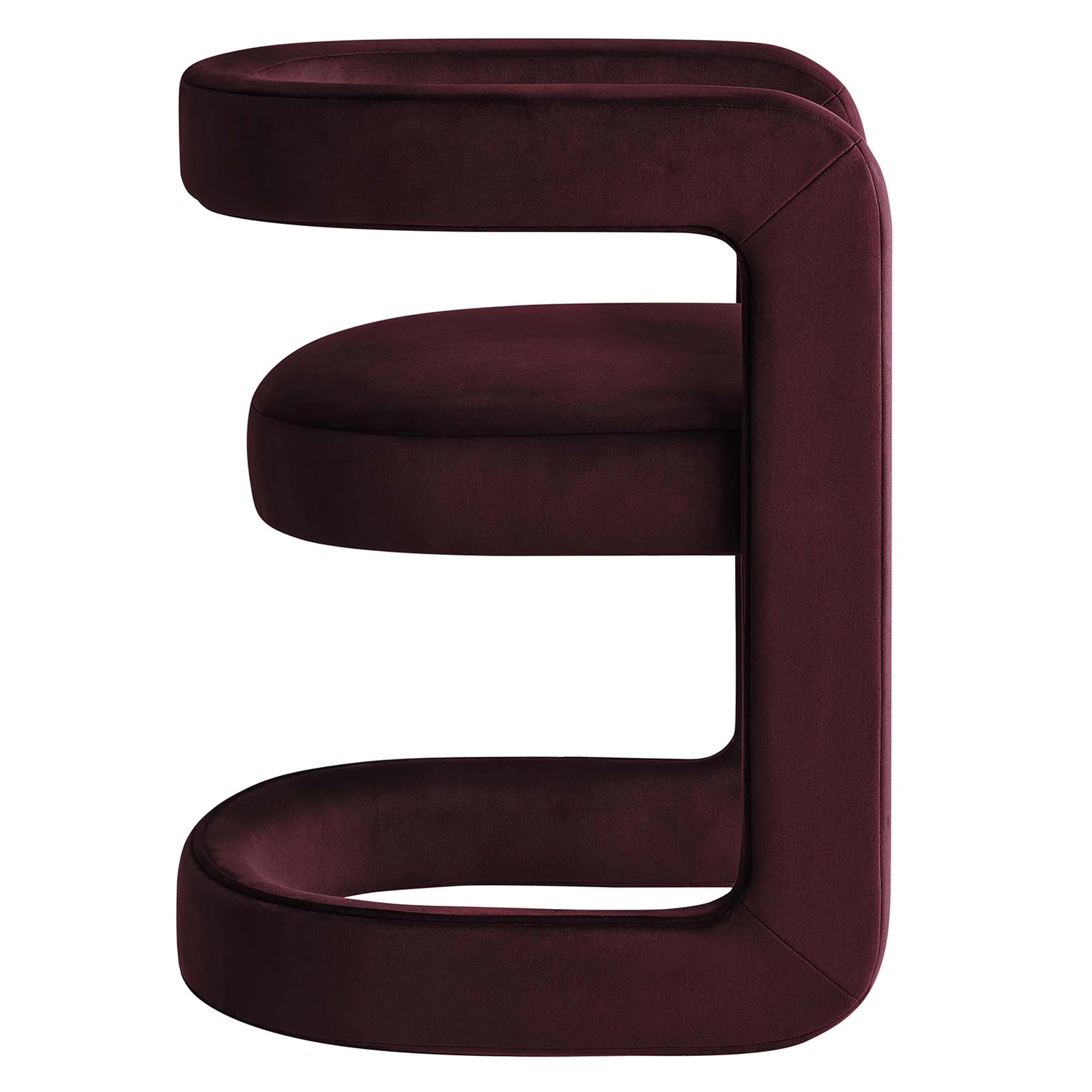 Winslow Barrel Performance Velvet Dining Chair