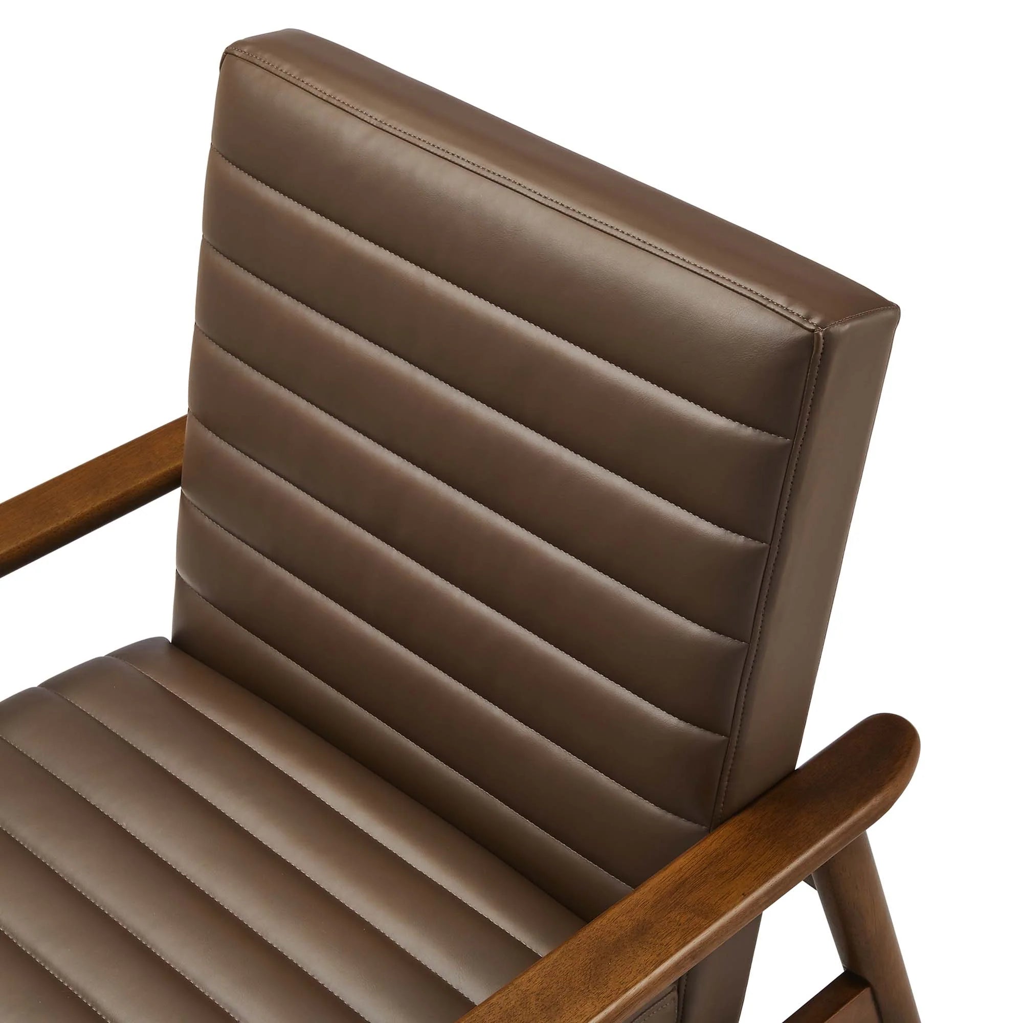 Jensen Vegan Leather Accent Chair