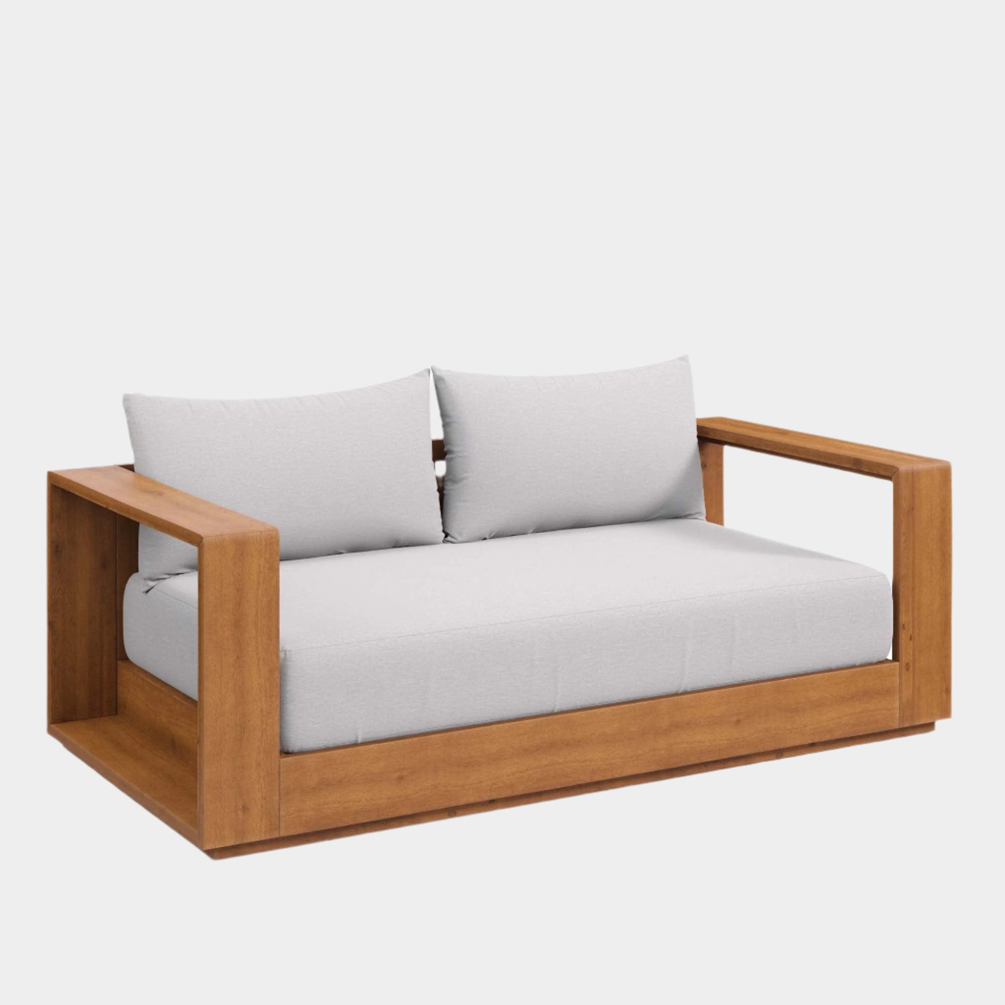 Tahoe Acacia Wood Outdoor Patio Acacia Wood Loveseat