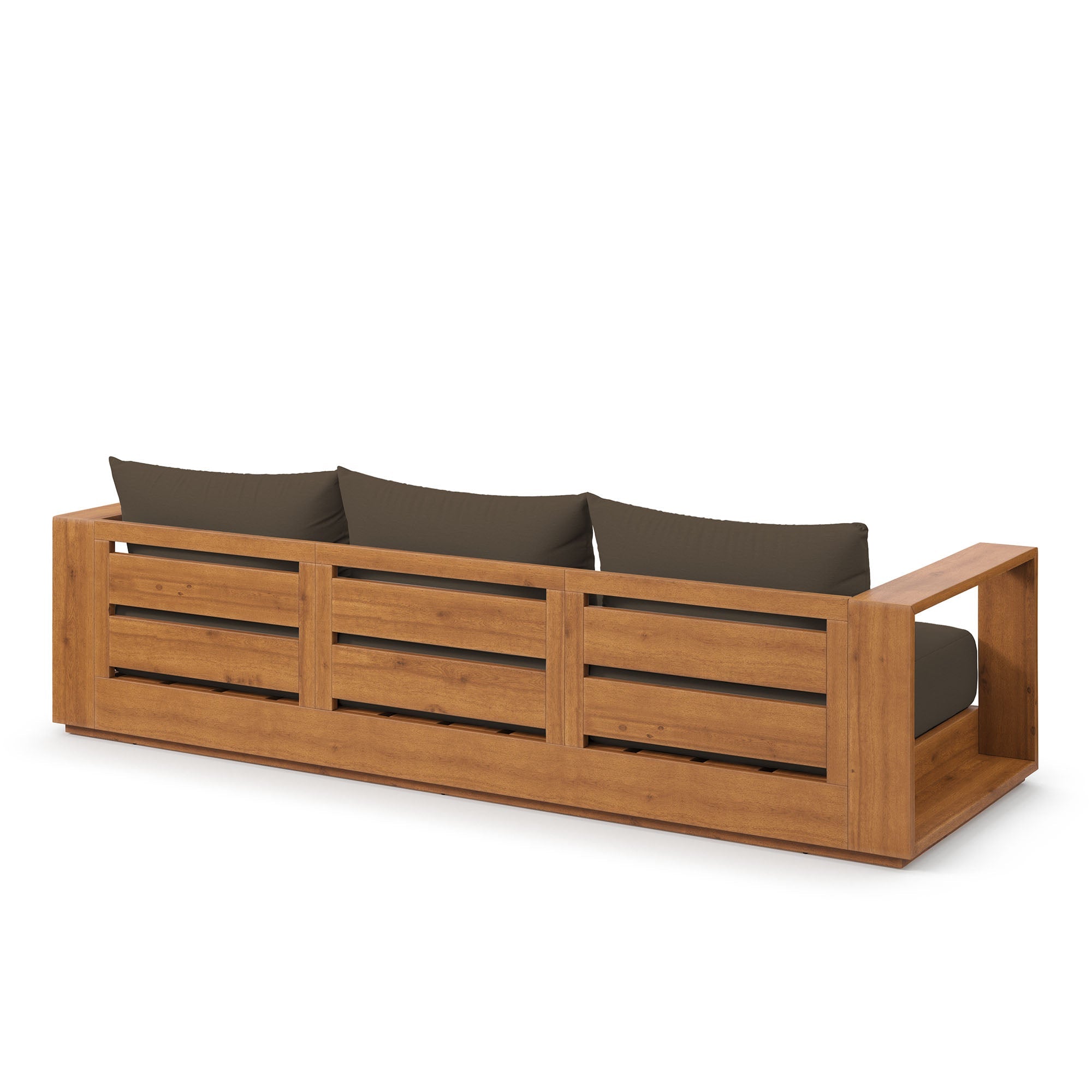 Tahoe Outdoor Patio Acacia Wood Sofa