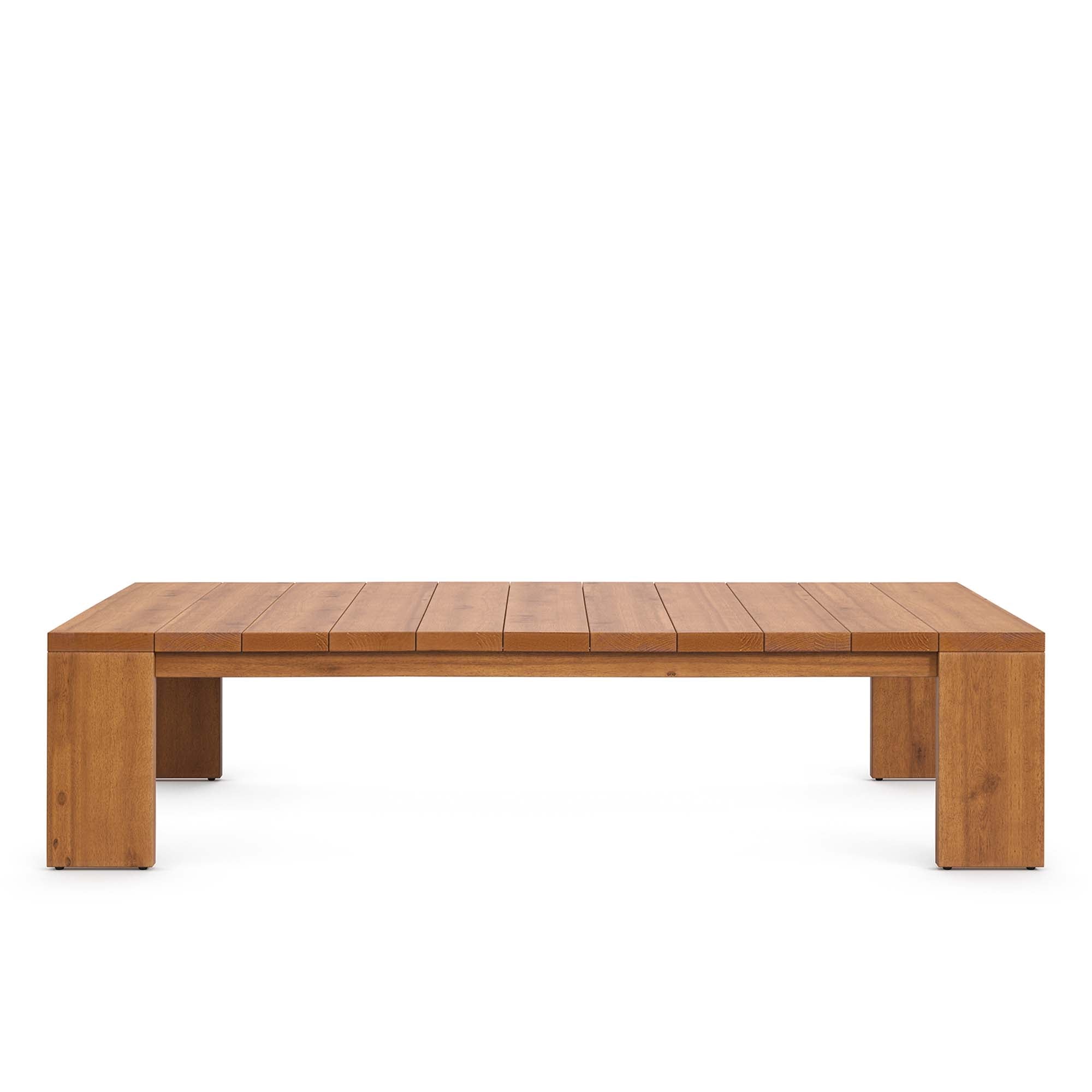 Tahoe Outdoor Patio Acacia Wood Coffee Table in Natural