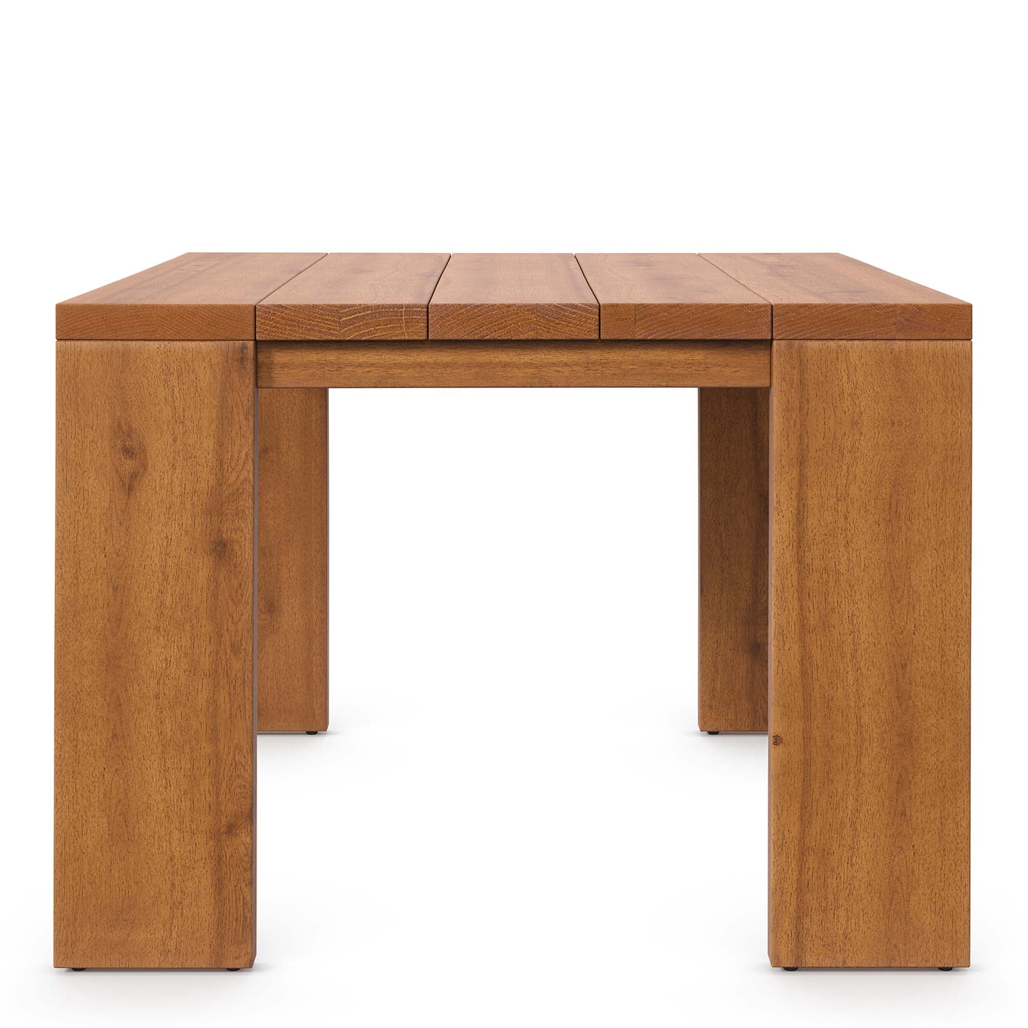 Tahoe Outdoor Patio Acacia Wood Side Table in Natural