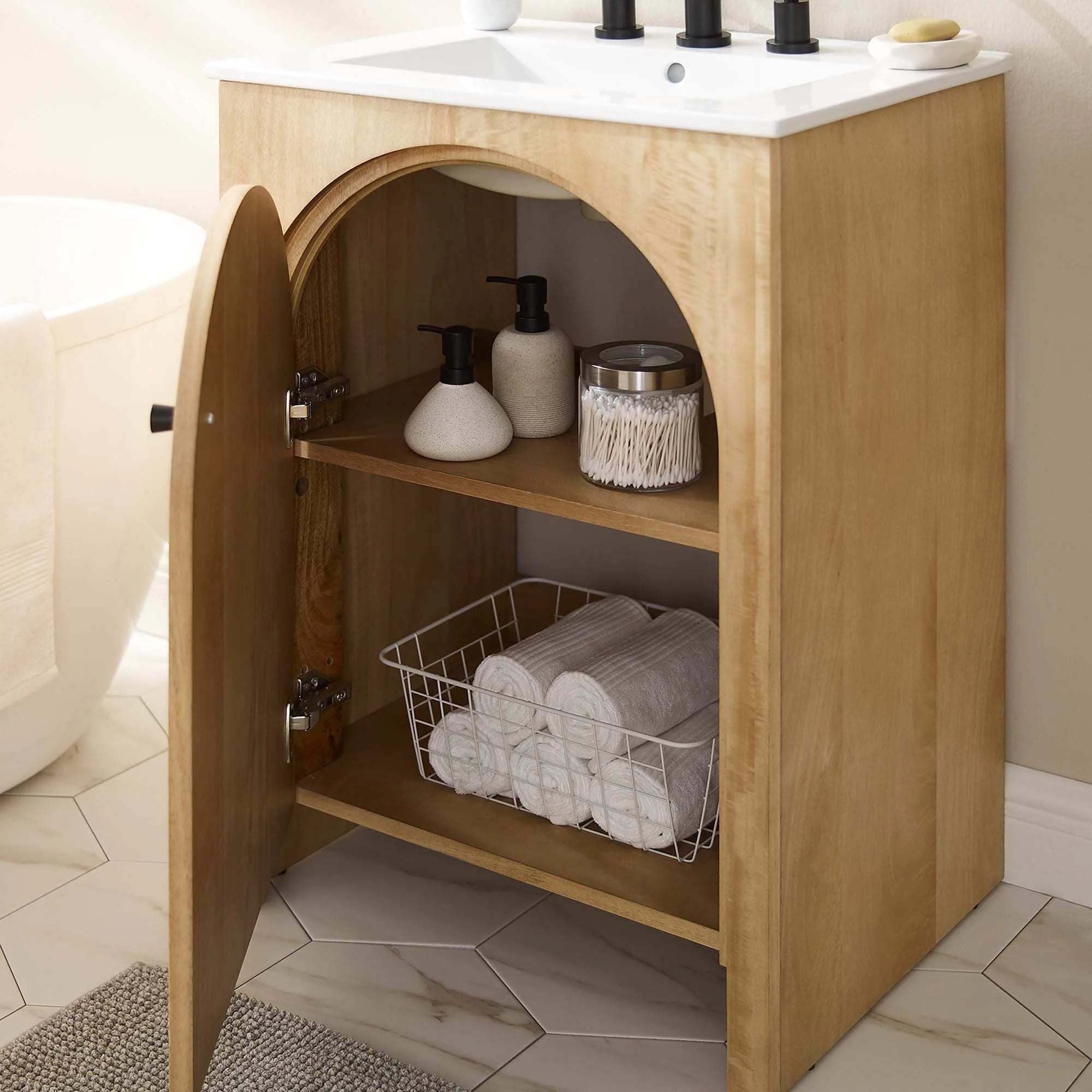 Meuble-lavabo de salle de bain Appia inclus