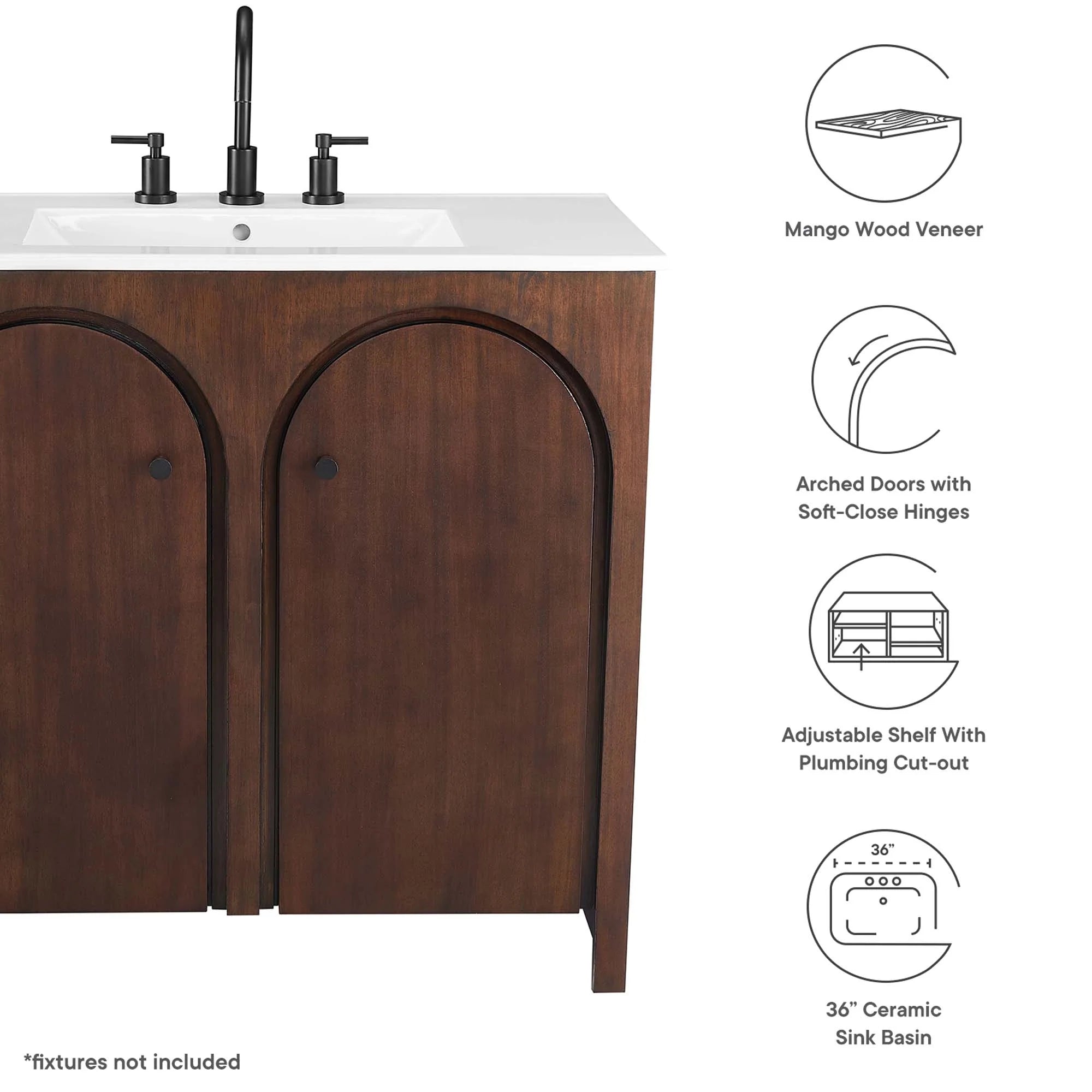 Appia Bathroom Vanity Basin Included