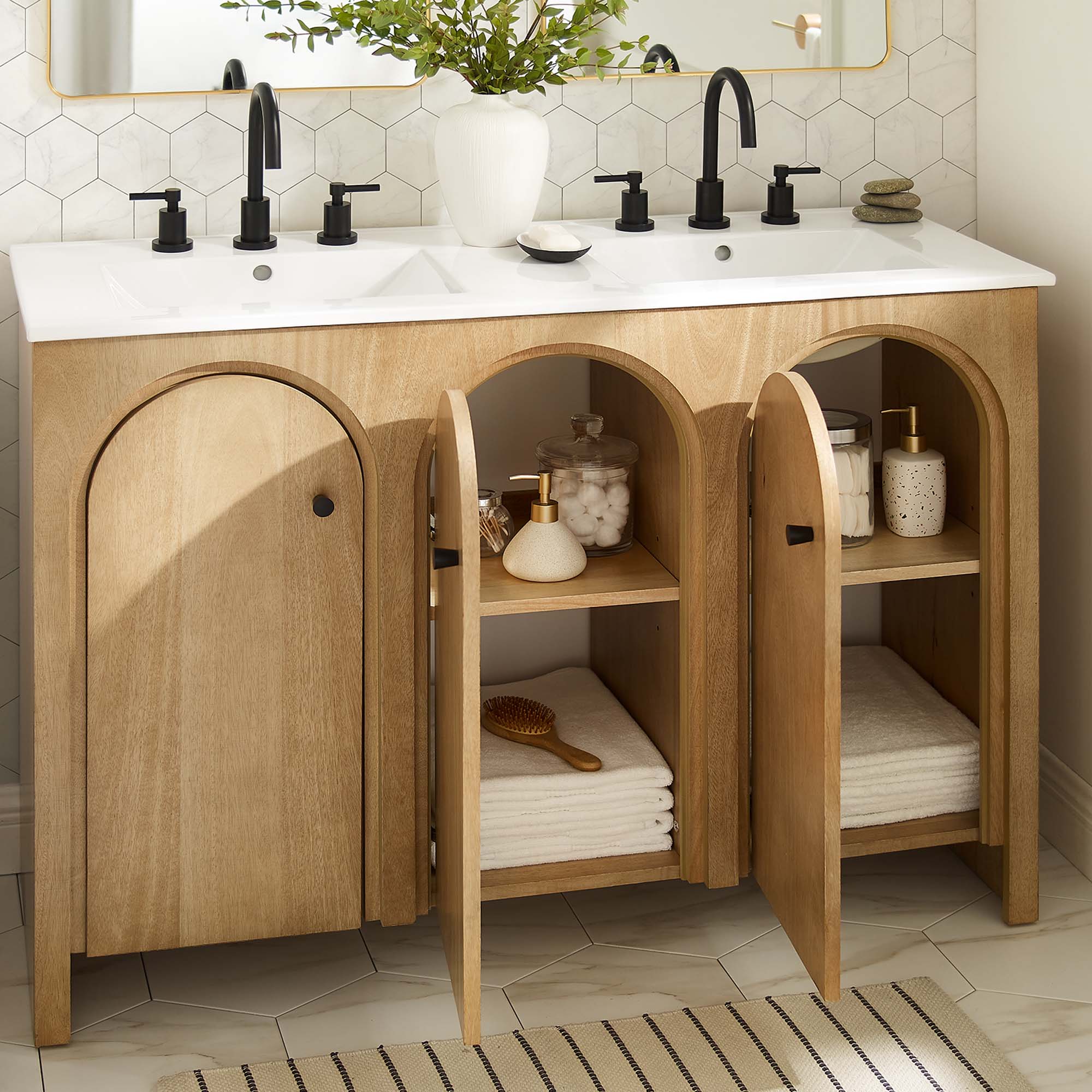 Meuble-lavabo de salle de bain Appia inclus