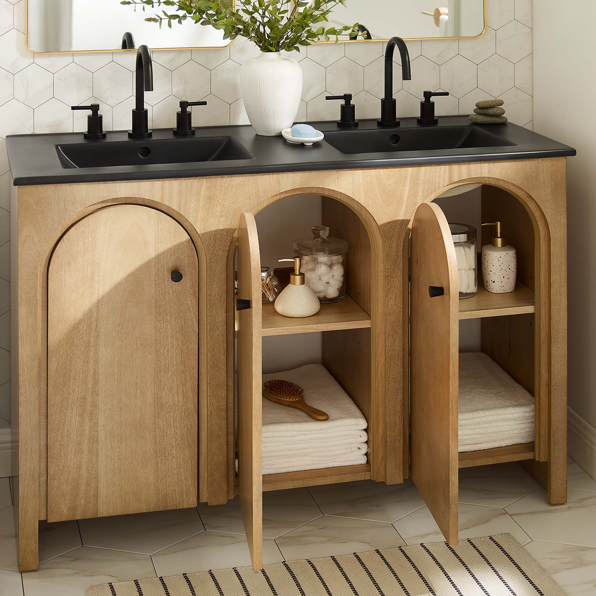 Meuble-lavabo de salle de bain Appia inclus