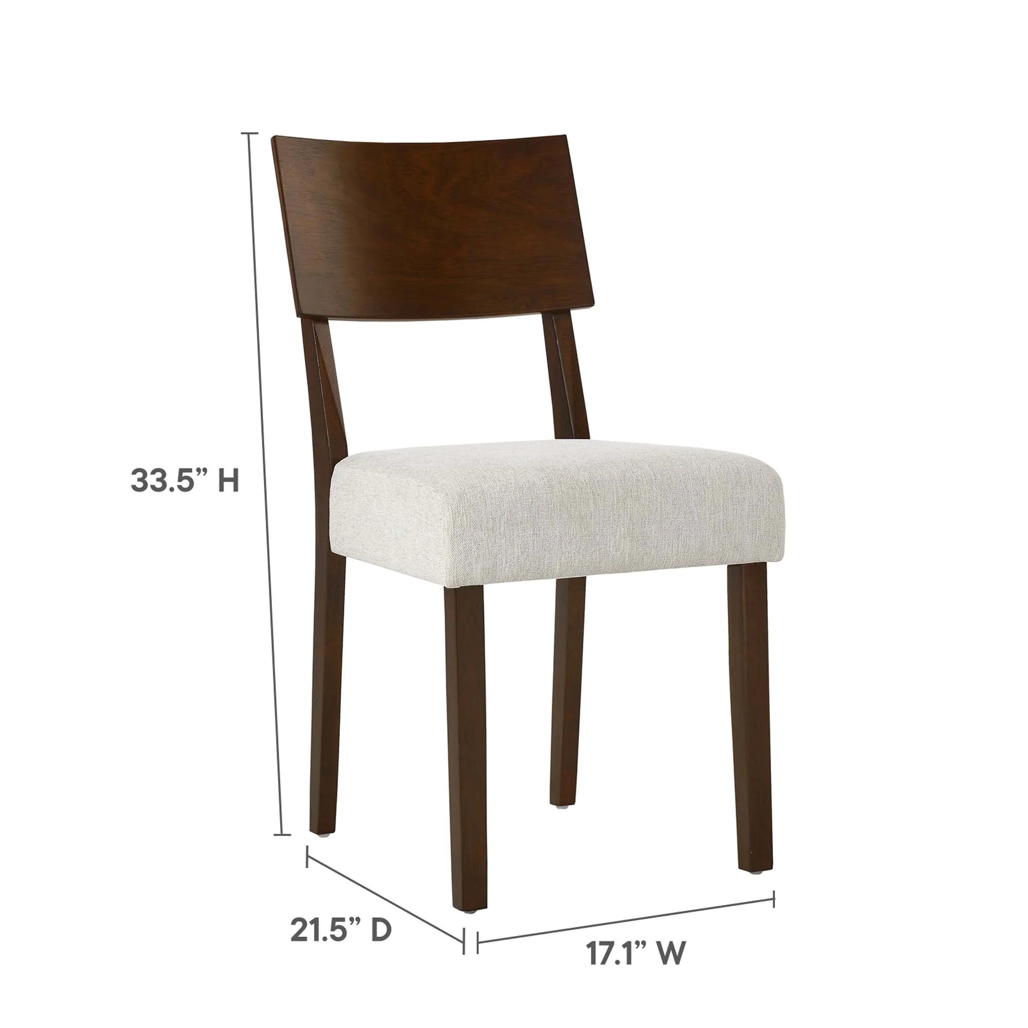 Pax Wood Dining Side Chairs - Set of 2