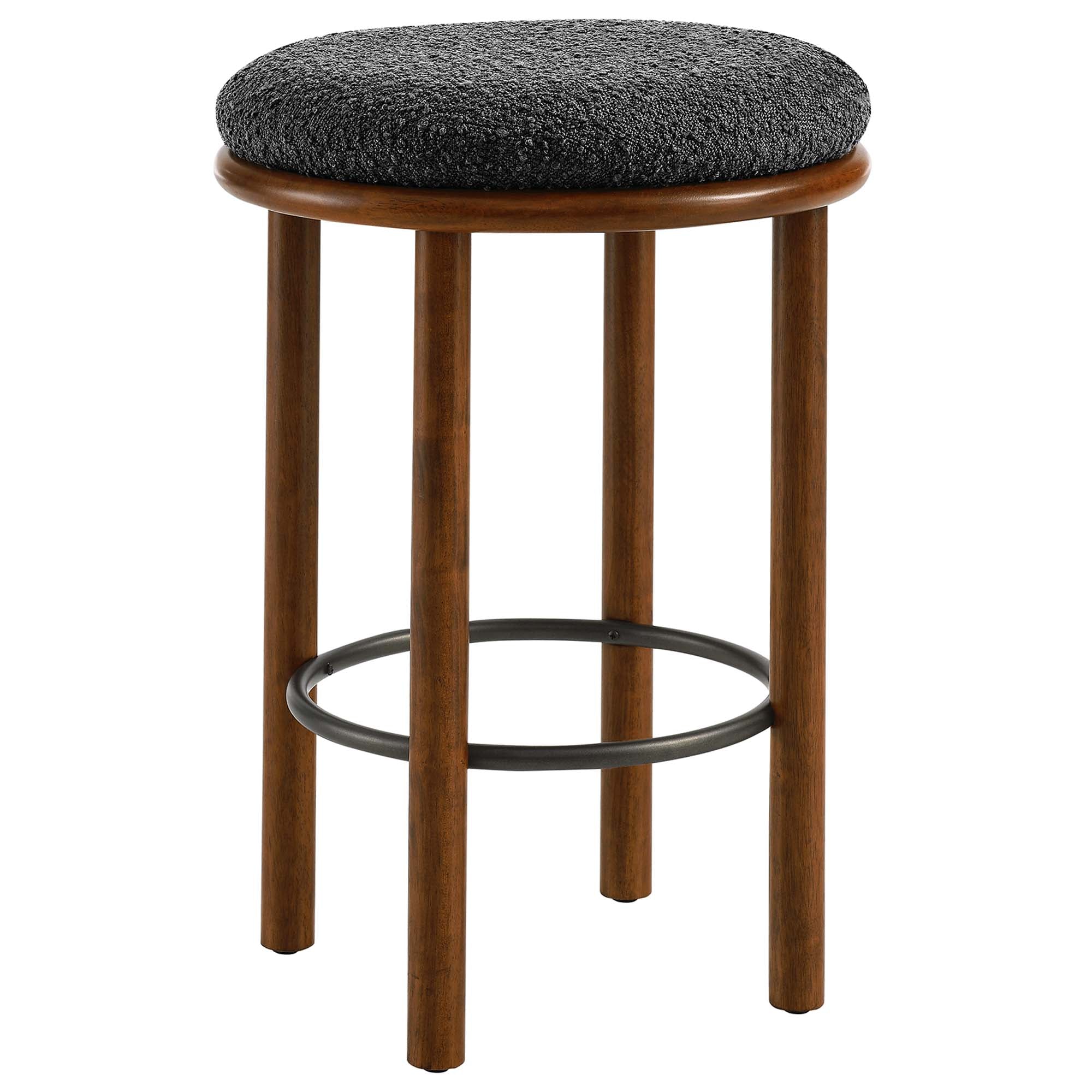 Fable Boucle Fabric Counter Stools Set of 2