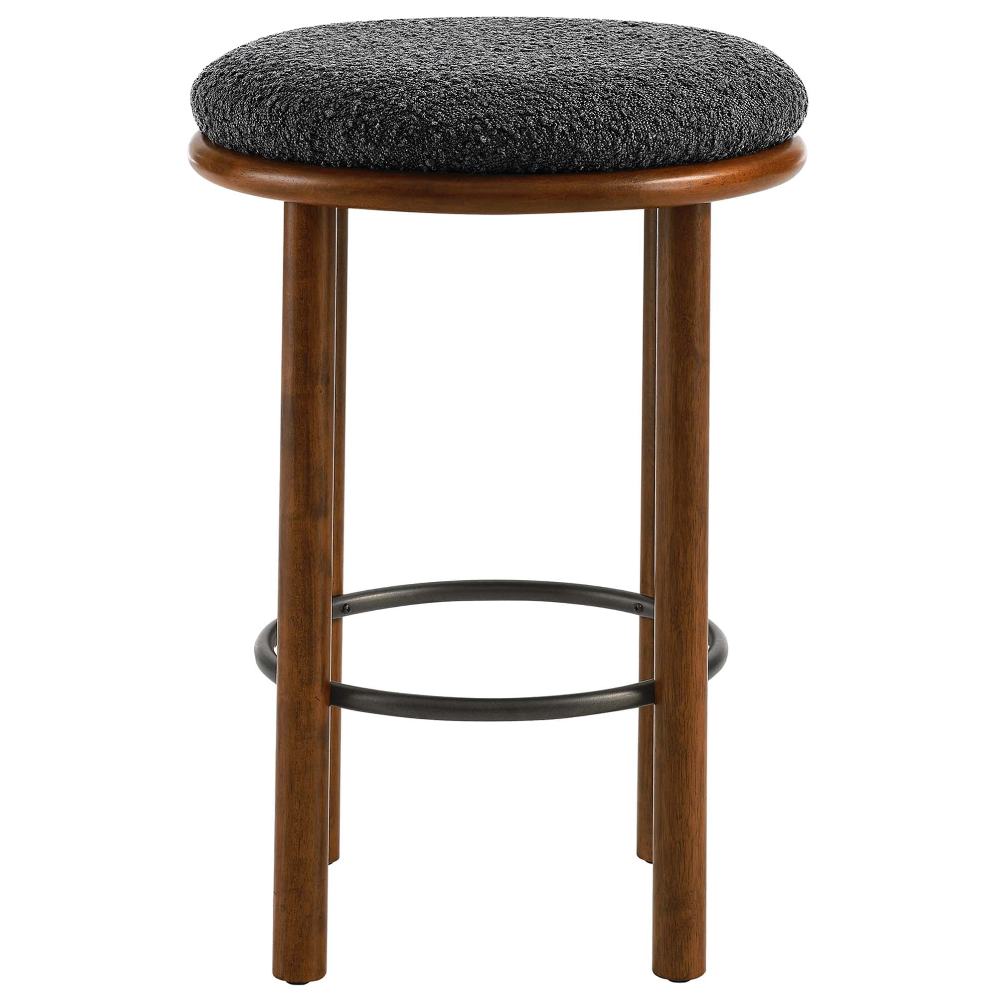 Fable Boucle Fabric Counter Stools Set of 2