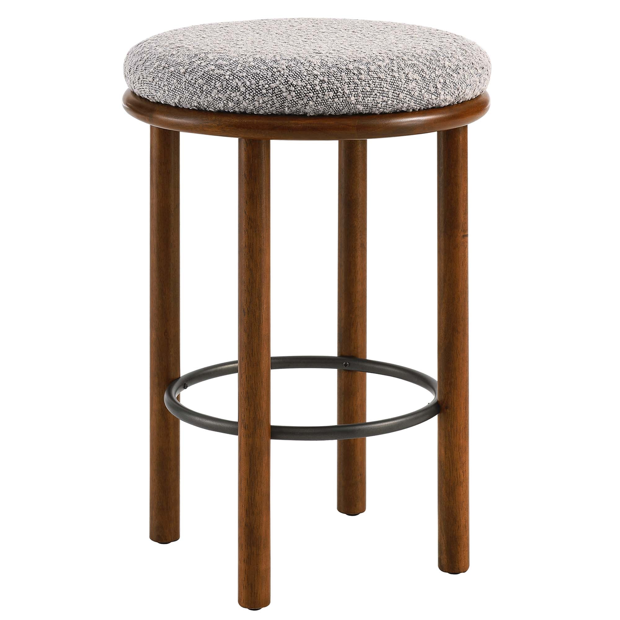 Fable Boucle Fabric Counter Stools Set of 2