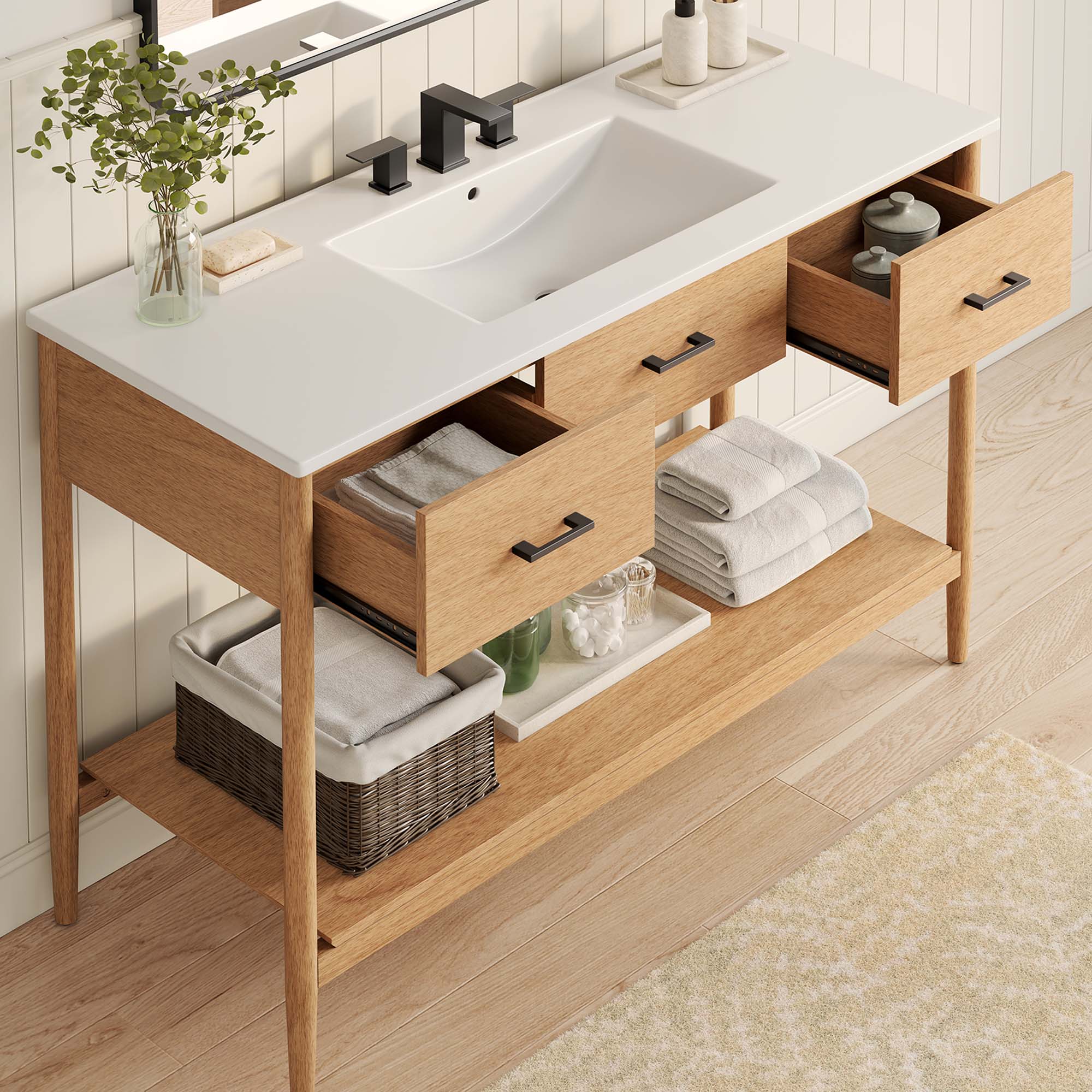 Zaire Bathroom Vanity Basin Included