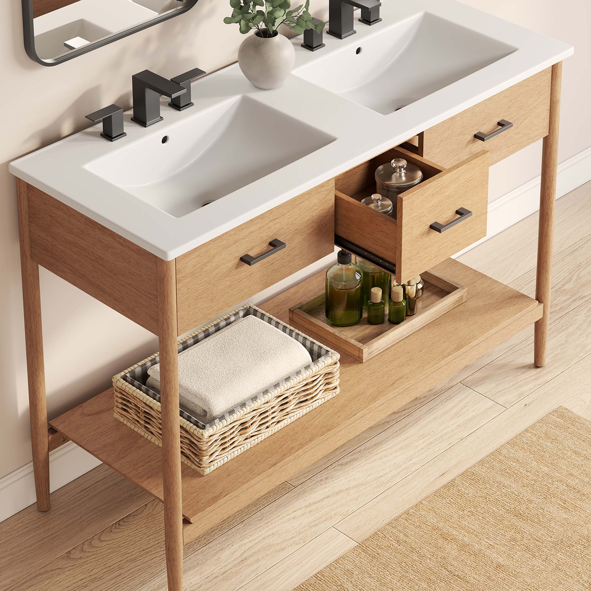 Zaire Bathroom Vanity Basin Included