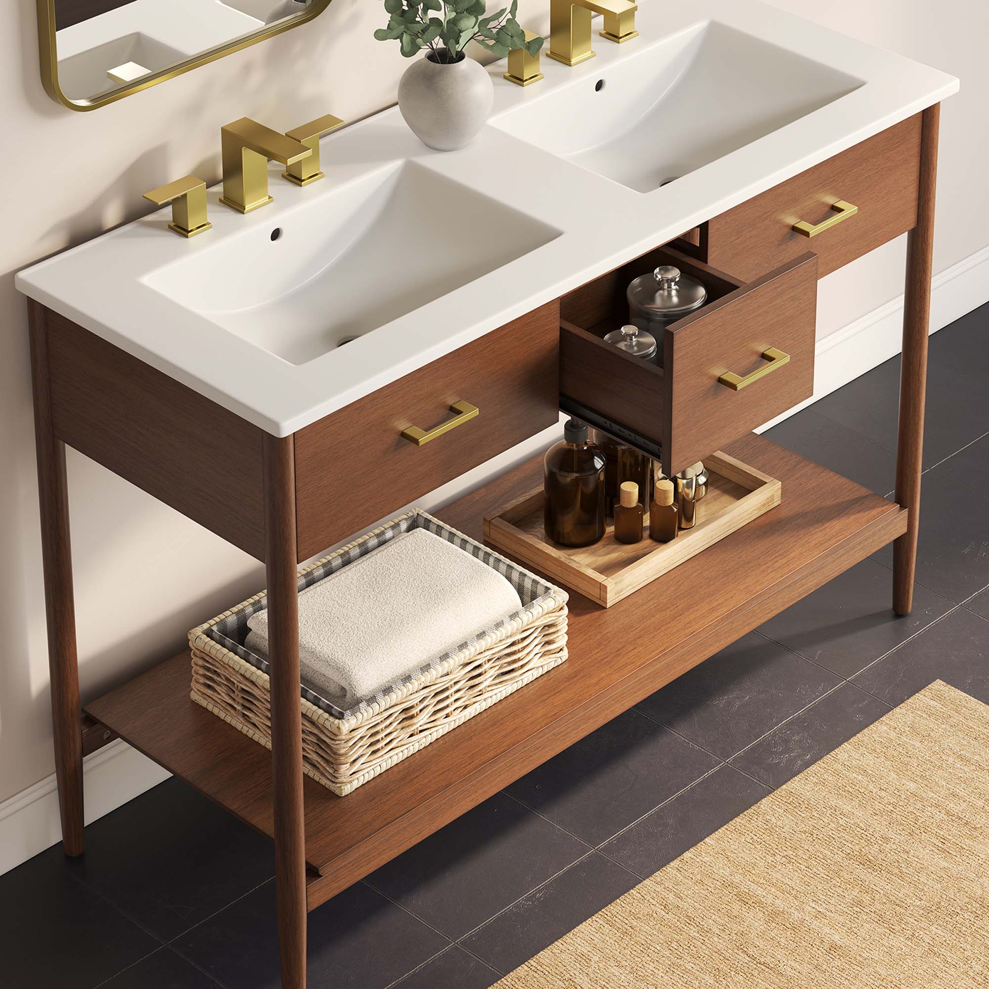 Zaire Bathroom Vanity Basin Included