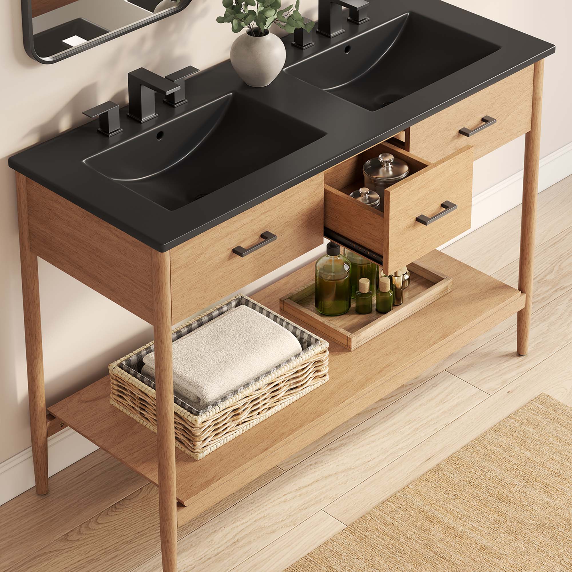 Zaire Bathroom Vanity Basin Included