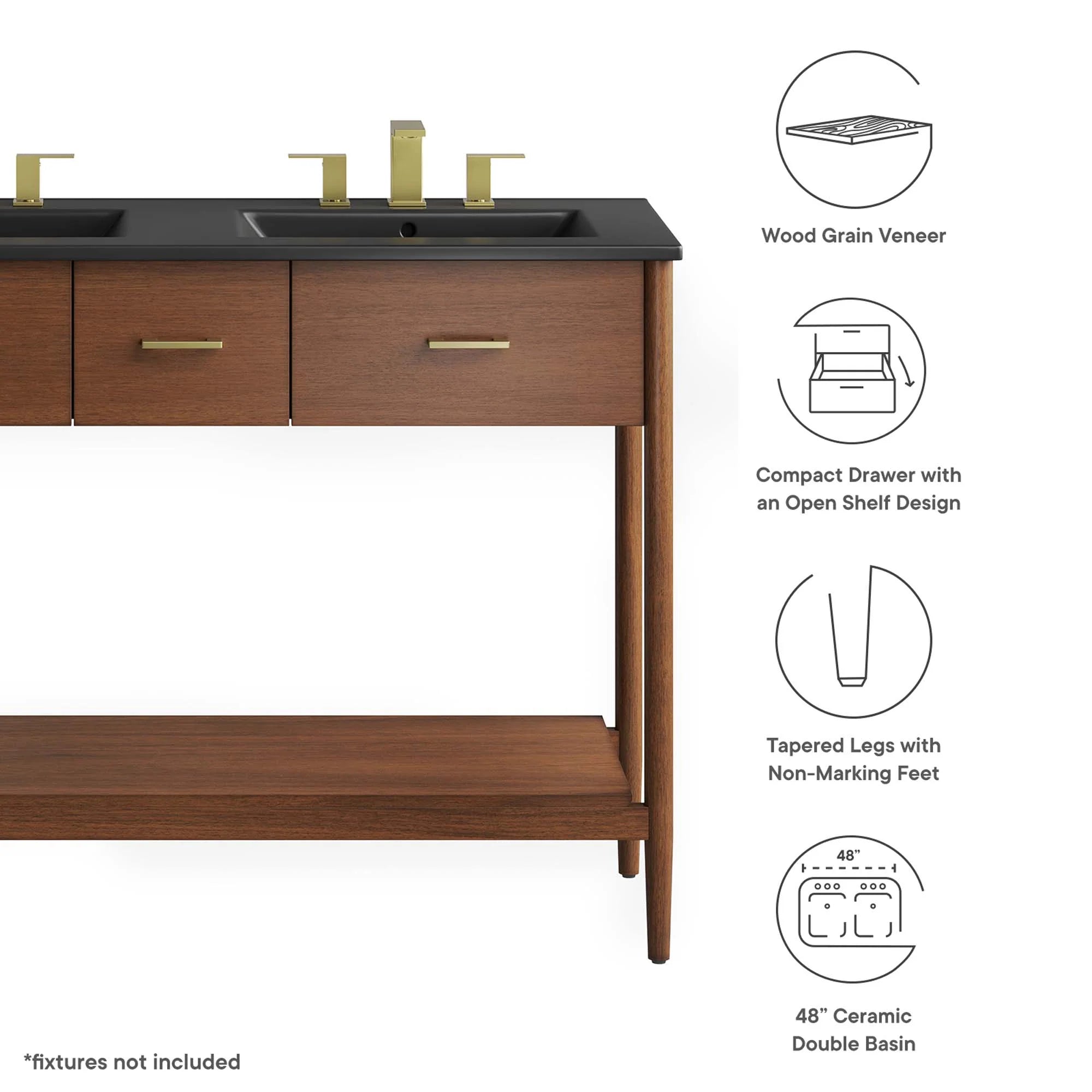 Zaire Bathroom Vanity Basin Included