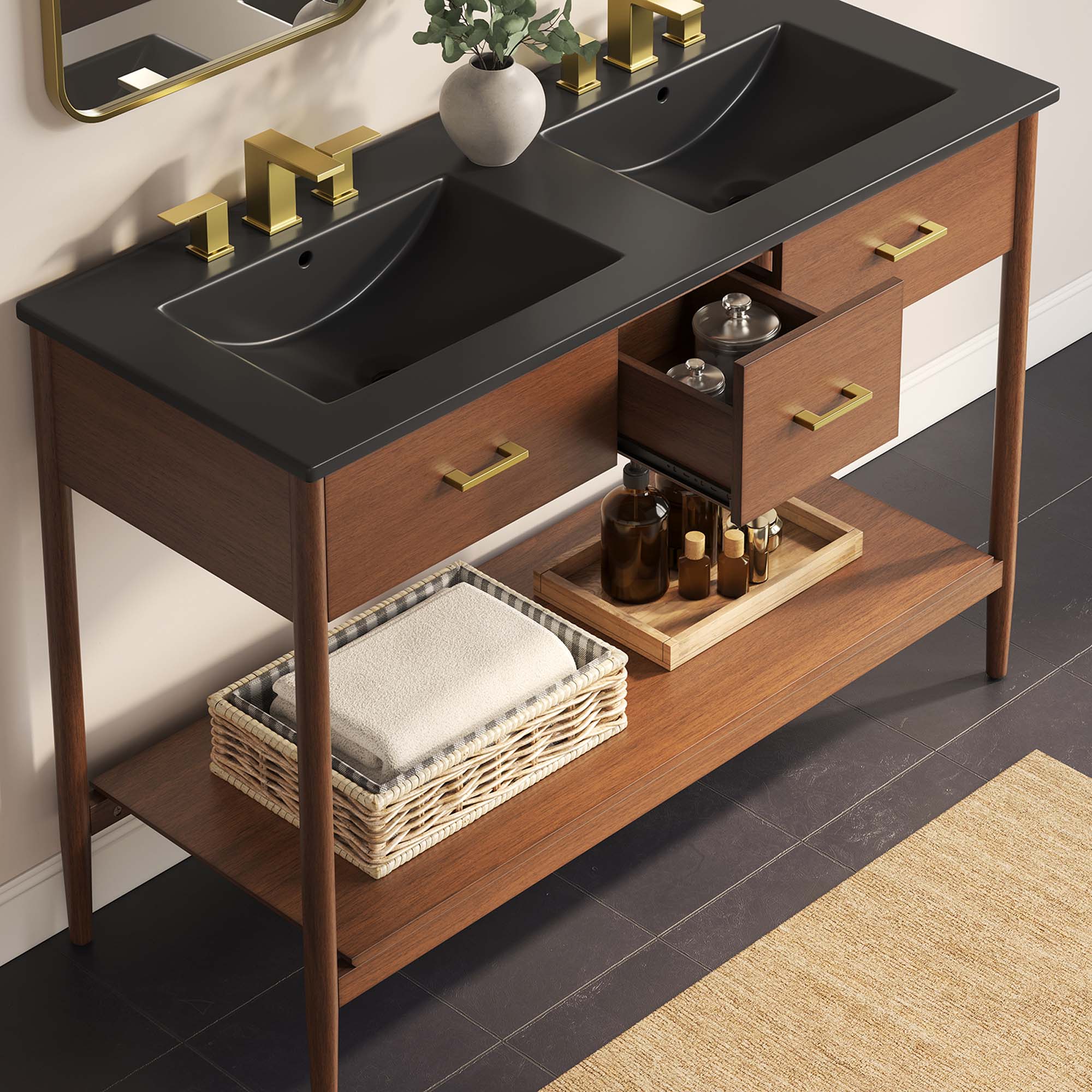 Zaire Bathroom Vanity Basin Included