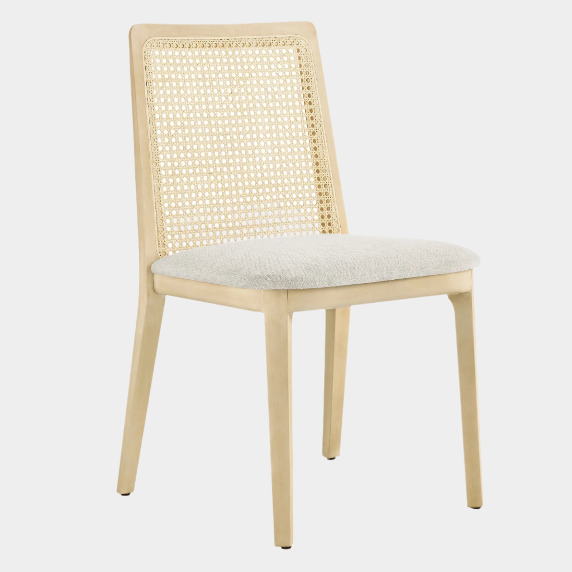 Monarch Beech Wood and Rattan Dining Side Chair