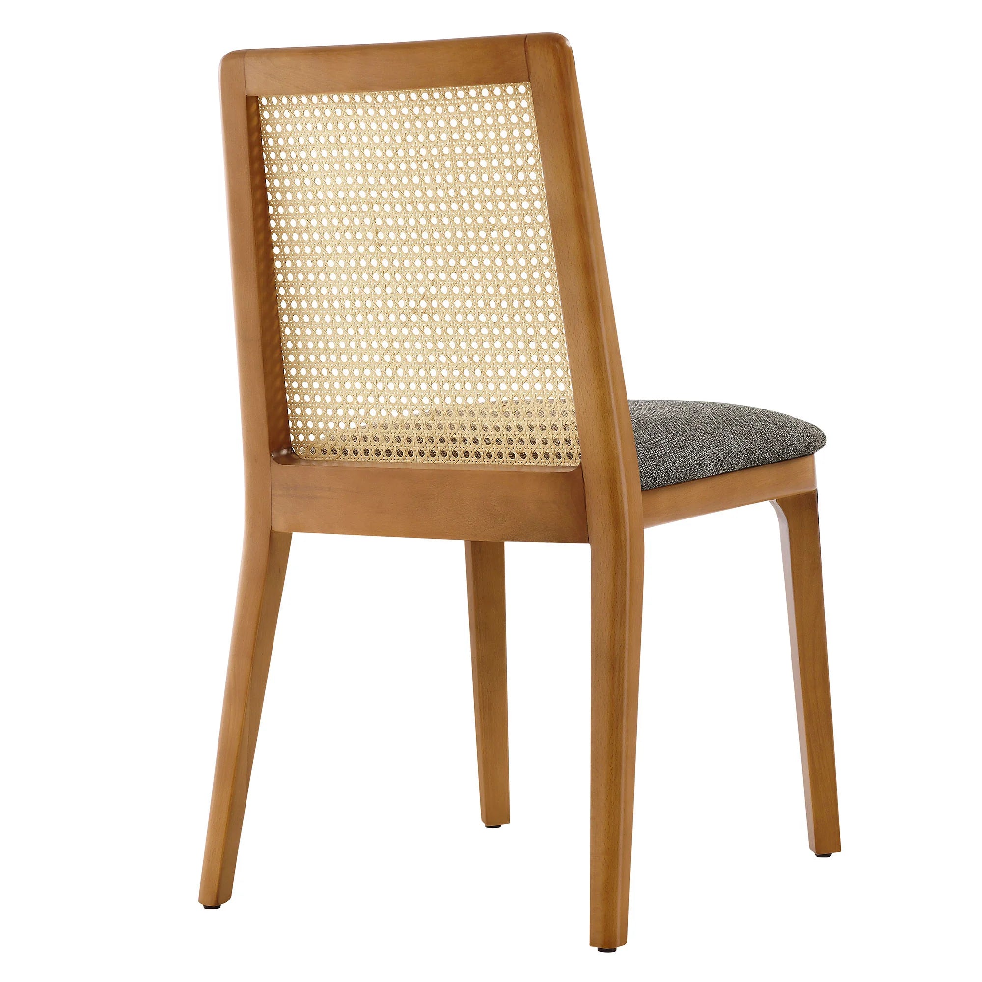 Monarch Beech Wood and Rattan Dining Side Chair