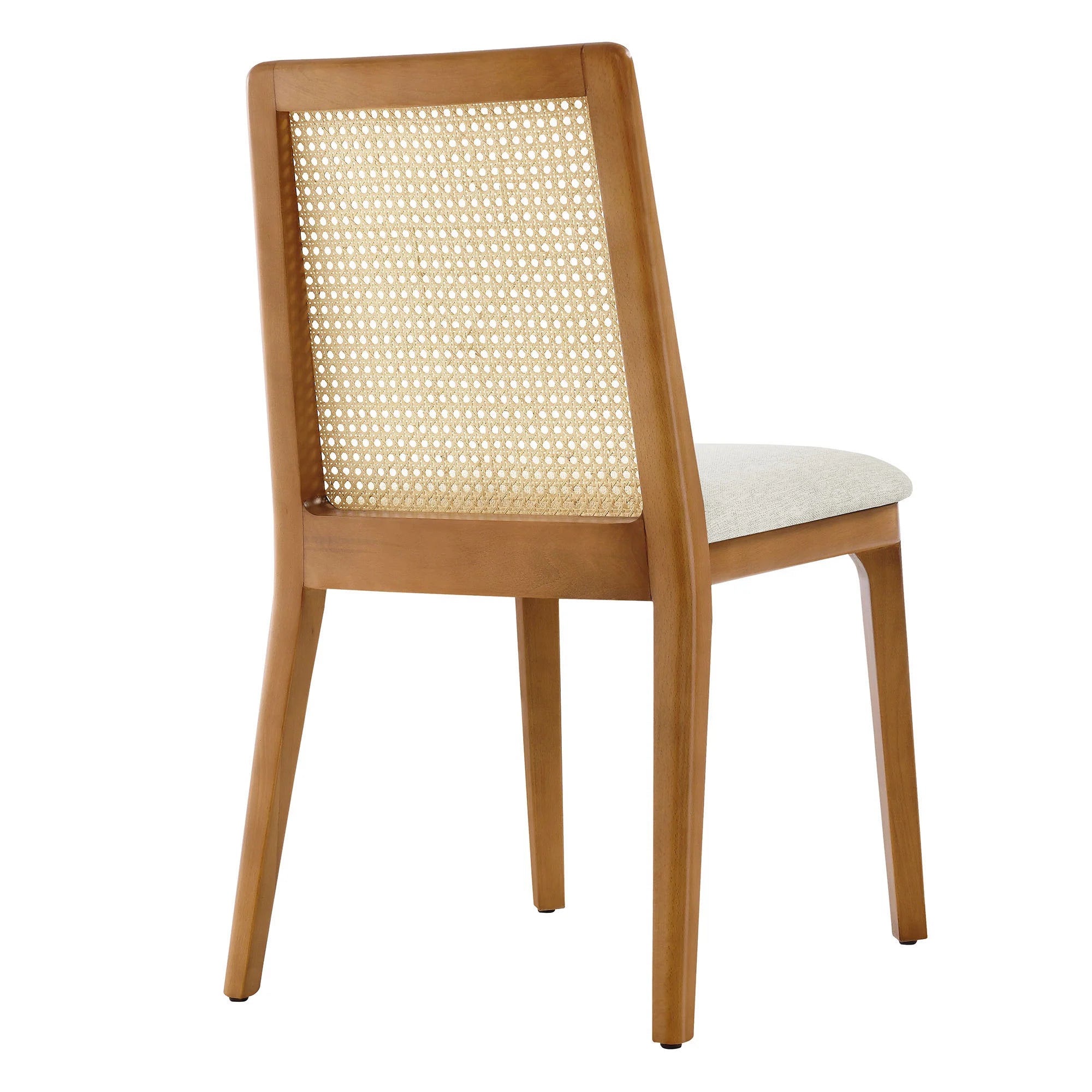 Monarch Beech Wood and Rattan Dining Side Chair