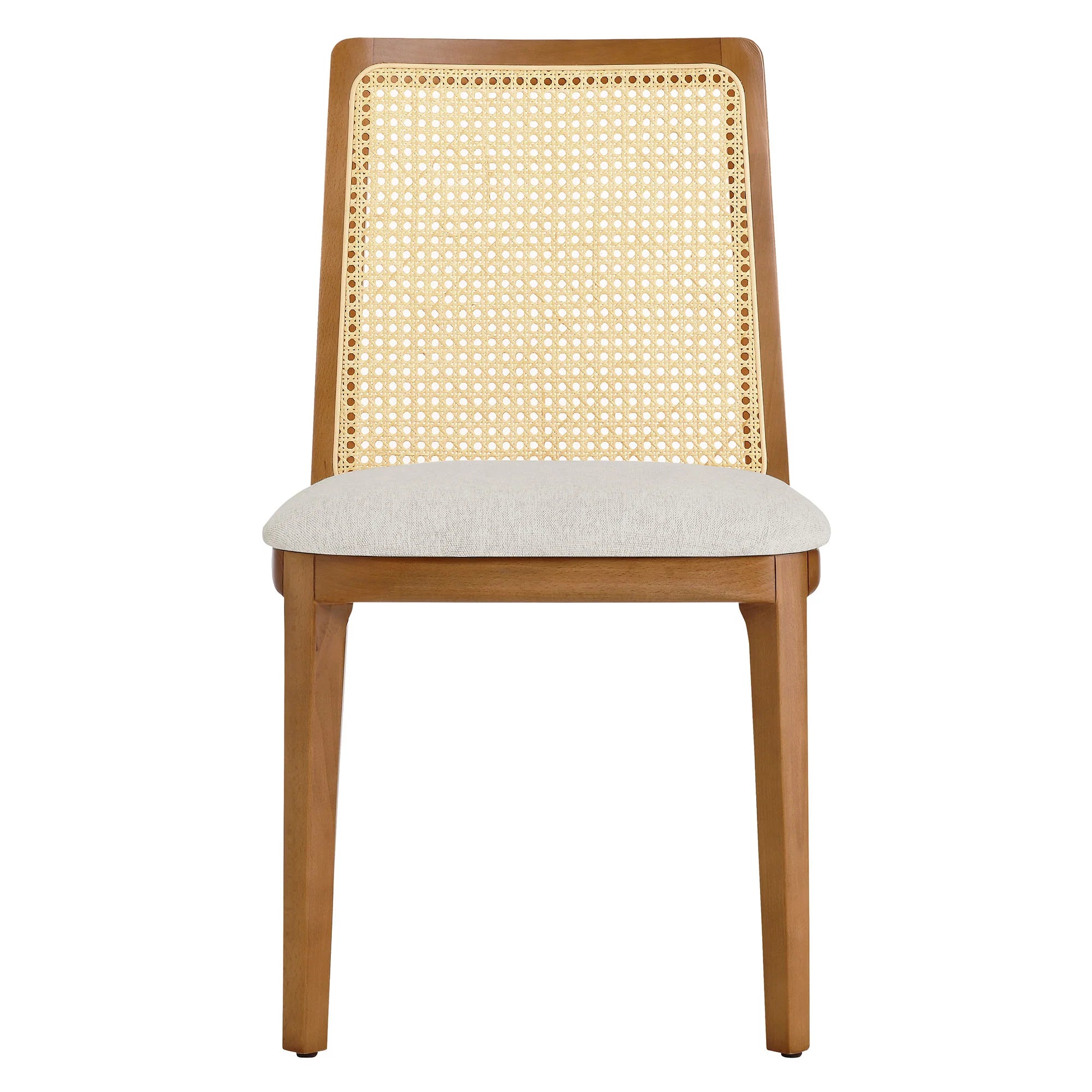 Monarch Beech Wood and Rattan Dining Side Chair