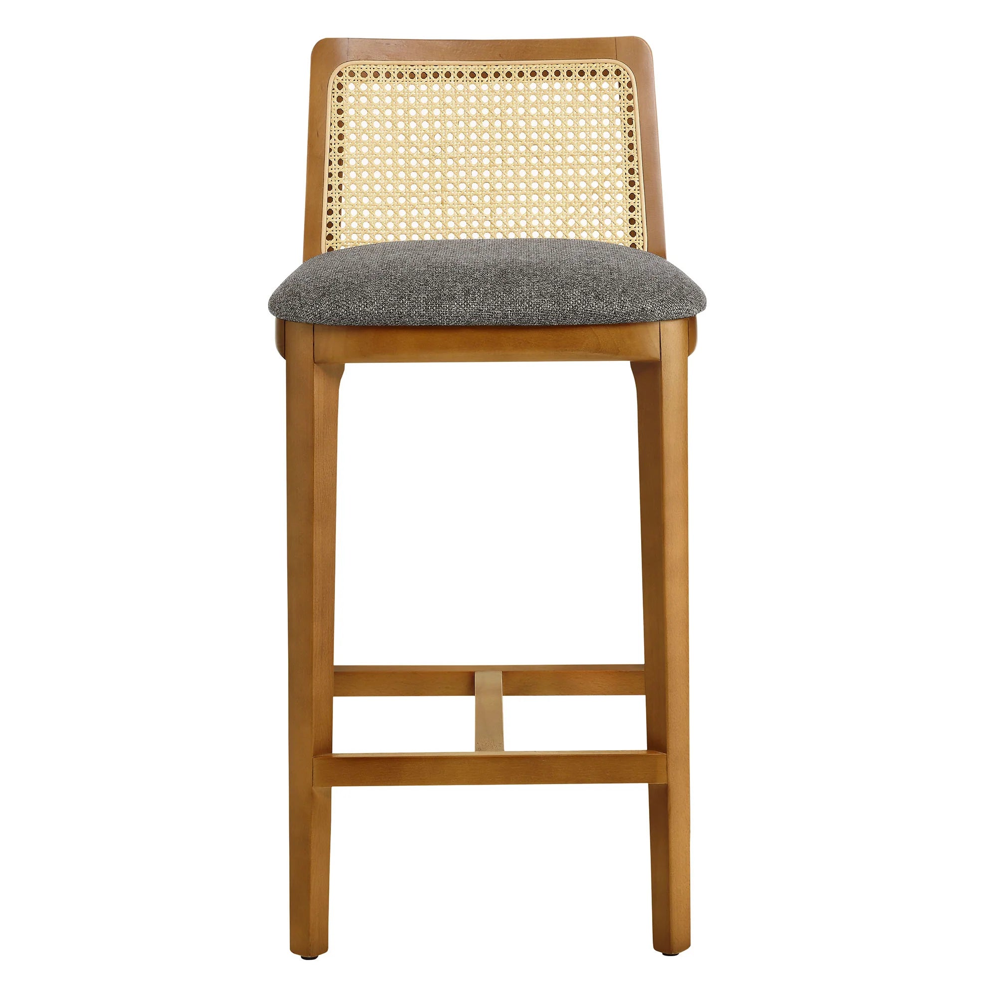 Monarch Beech Wood and Rattan Counter Stool