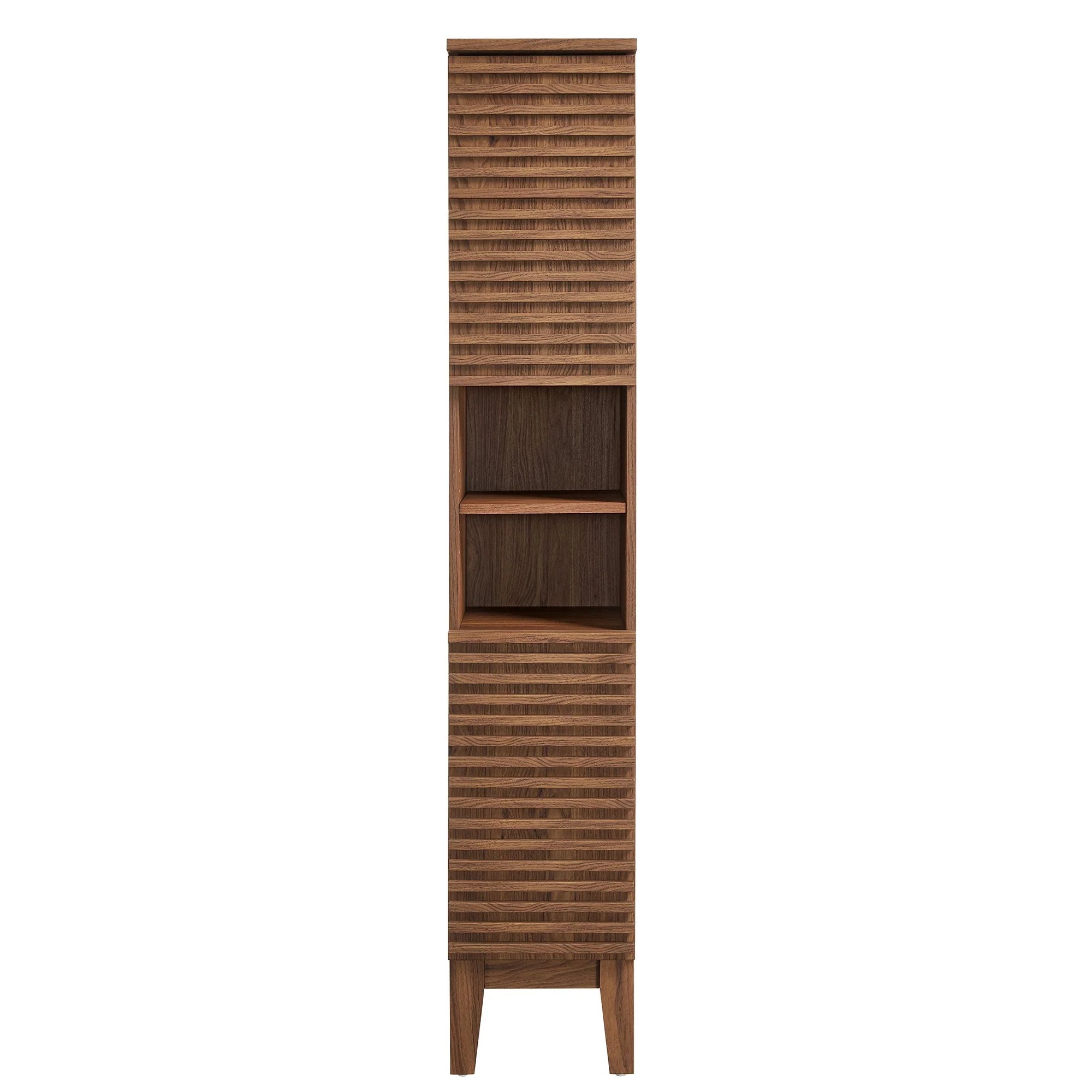 Render Tall Narrow Bathroom Storage Cabinet