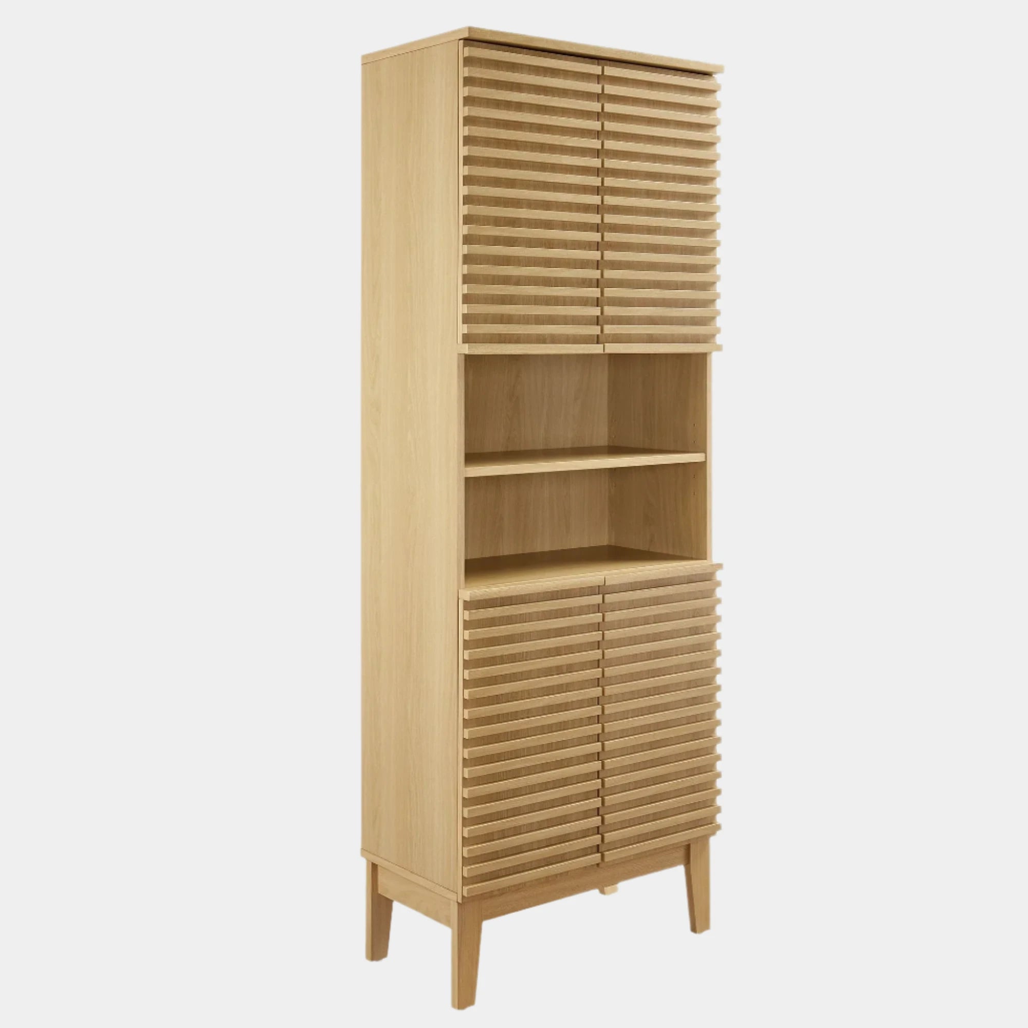 Render Tall Bathroom Storage Cabinet