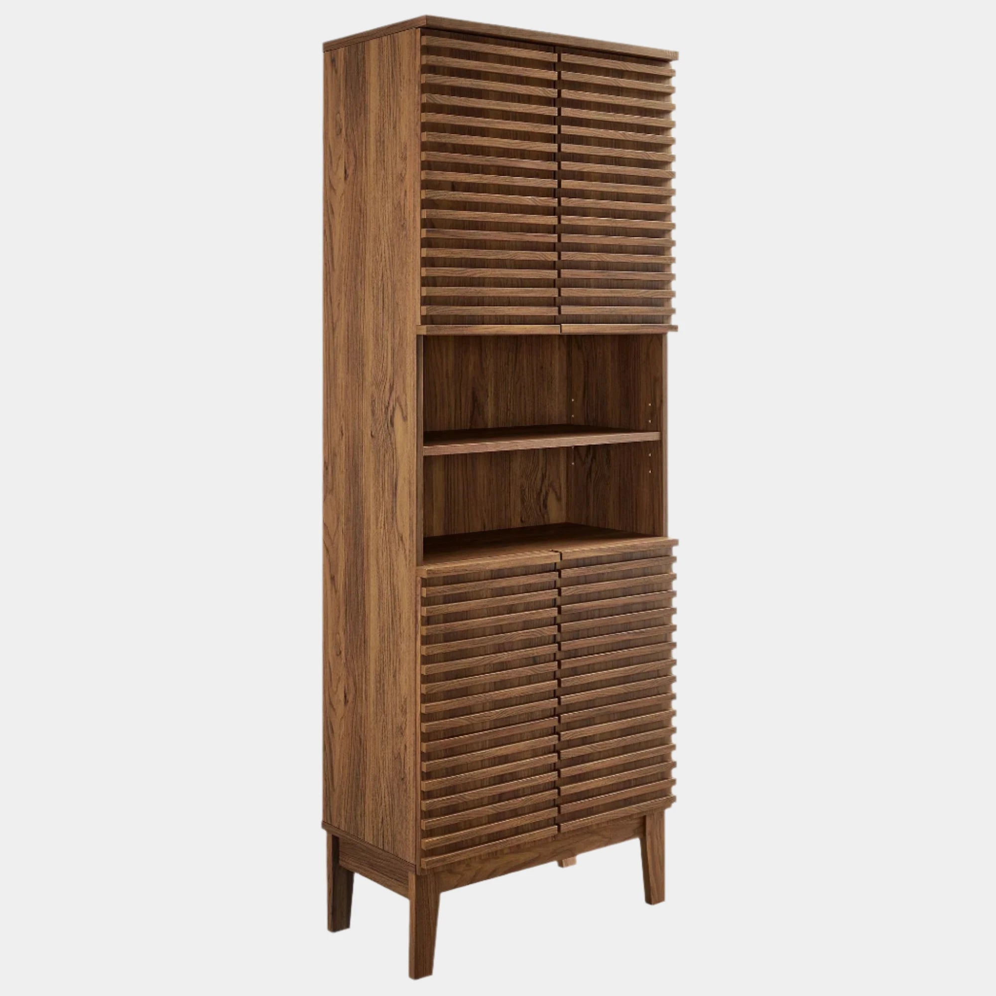 Render Tall Bathroom Storage Cabinet