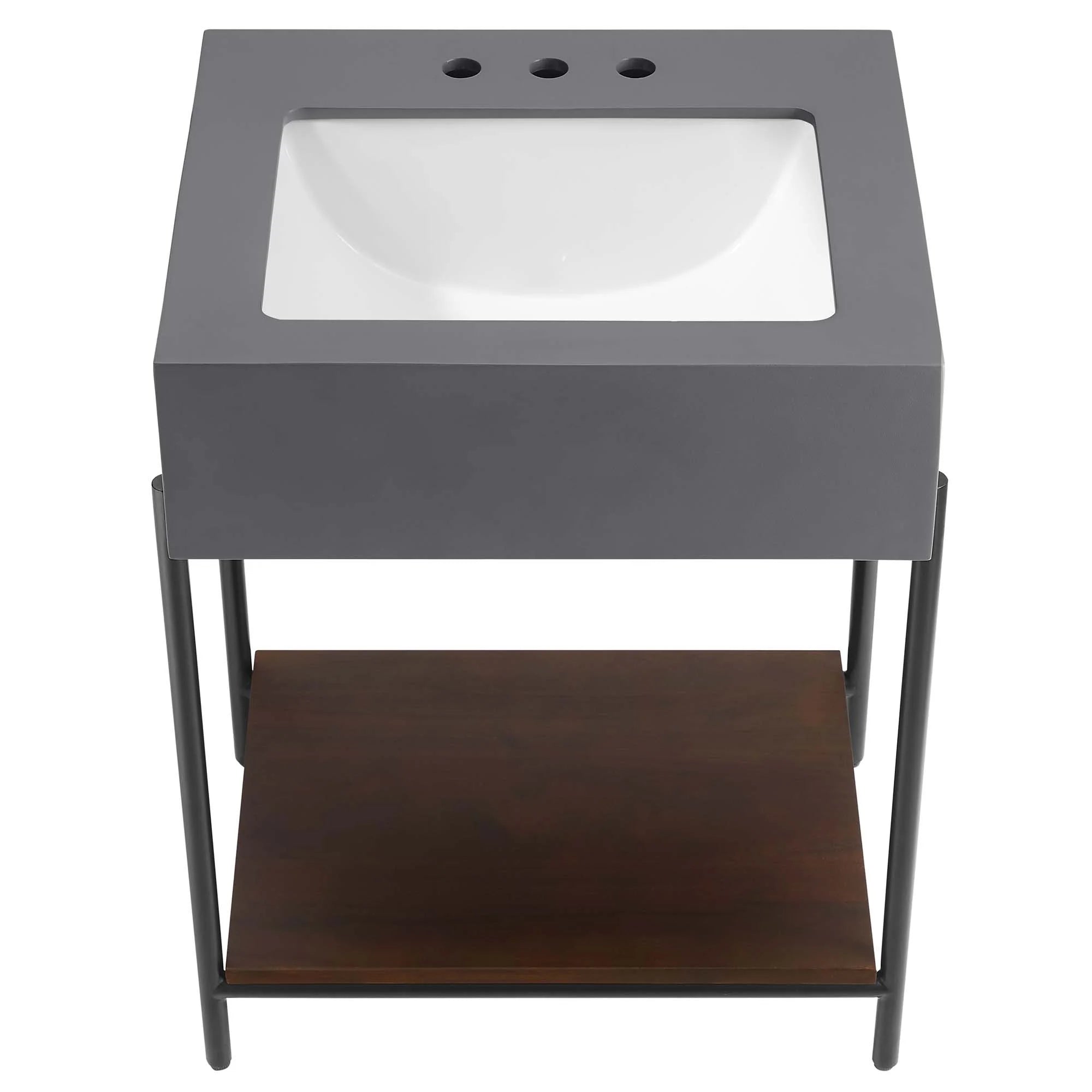 Etch Bathroom Vanity with Sink