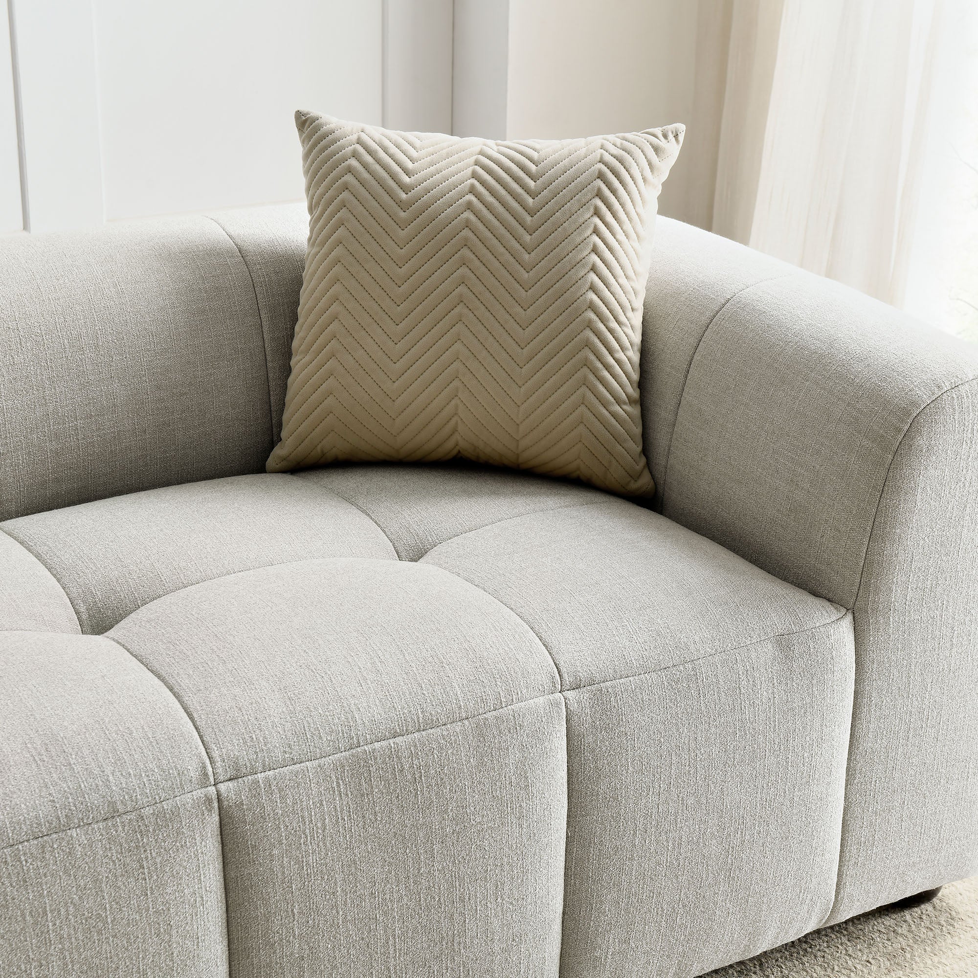 Liana Upholstered Fabric Sofa