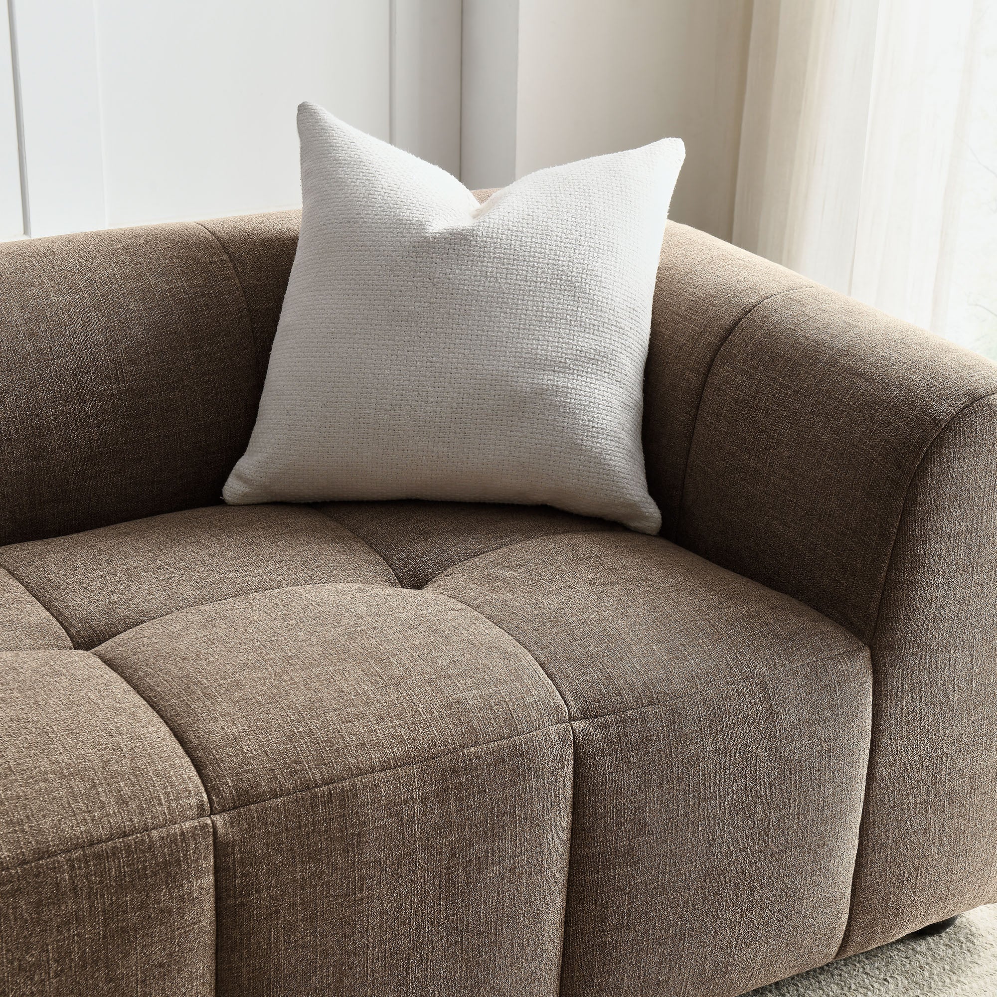 Liana Upholstered Fabric Sofa