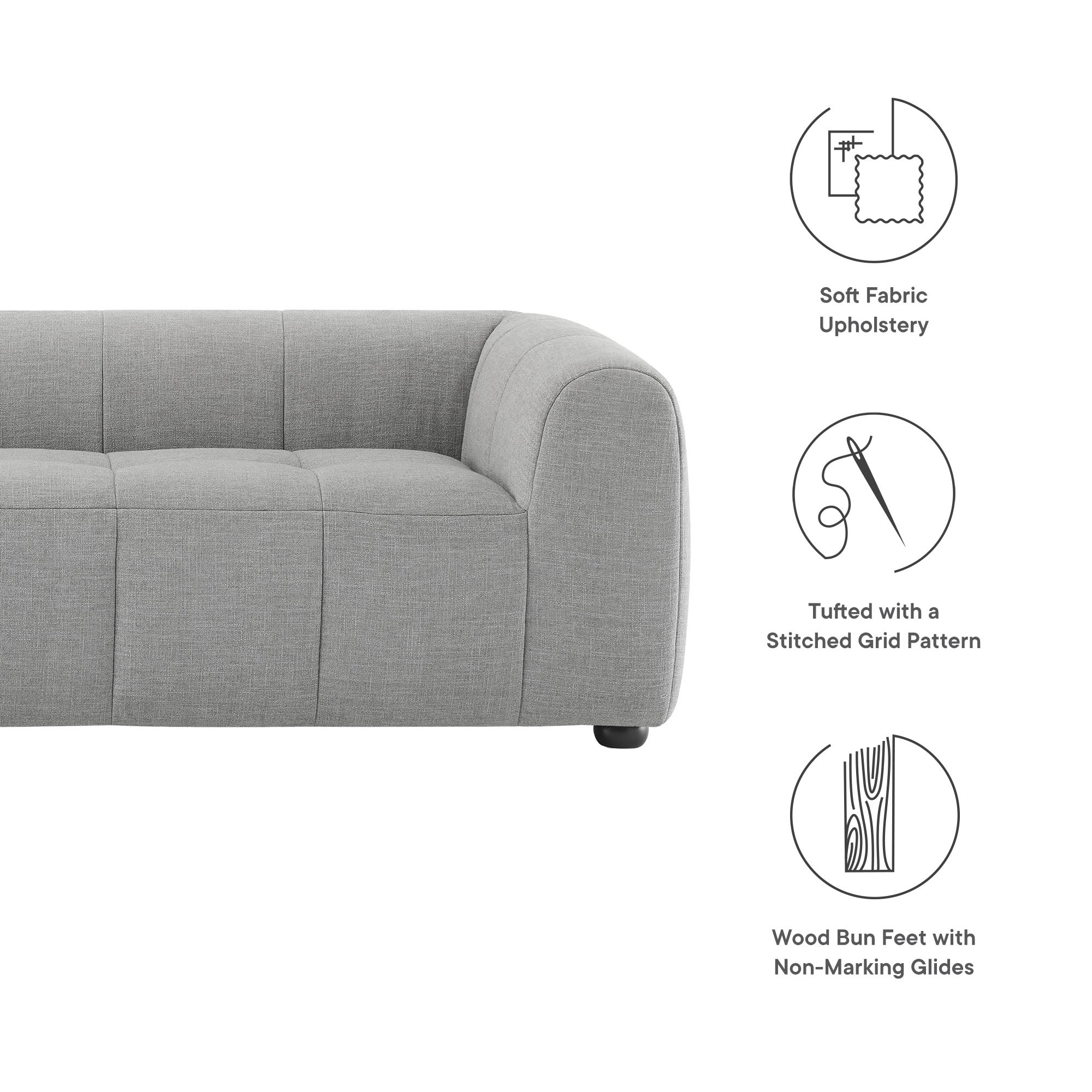 Liana Upholstered Fabric Sofa