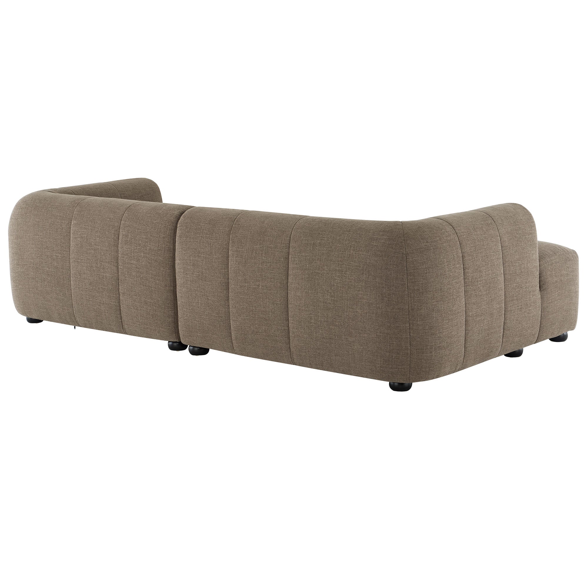 Chaise sans accoudoirs rembourrée en duvet Commix