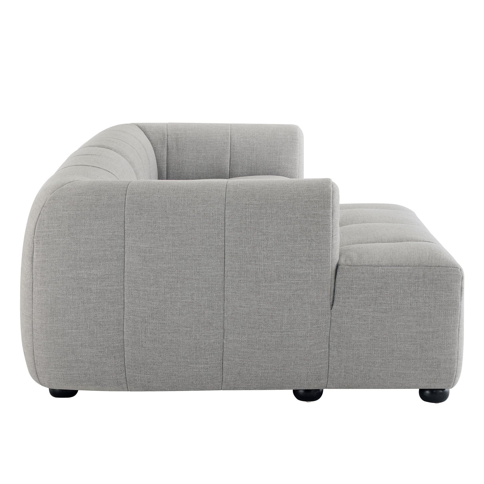 Chaise sans accoudoirs rembourrée en duvet Commix