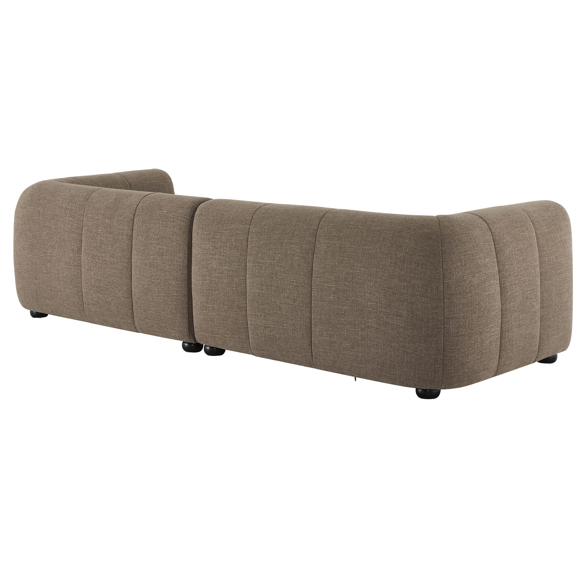 Chaise sans accoudoirs rembourrée en duvet Commix