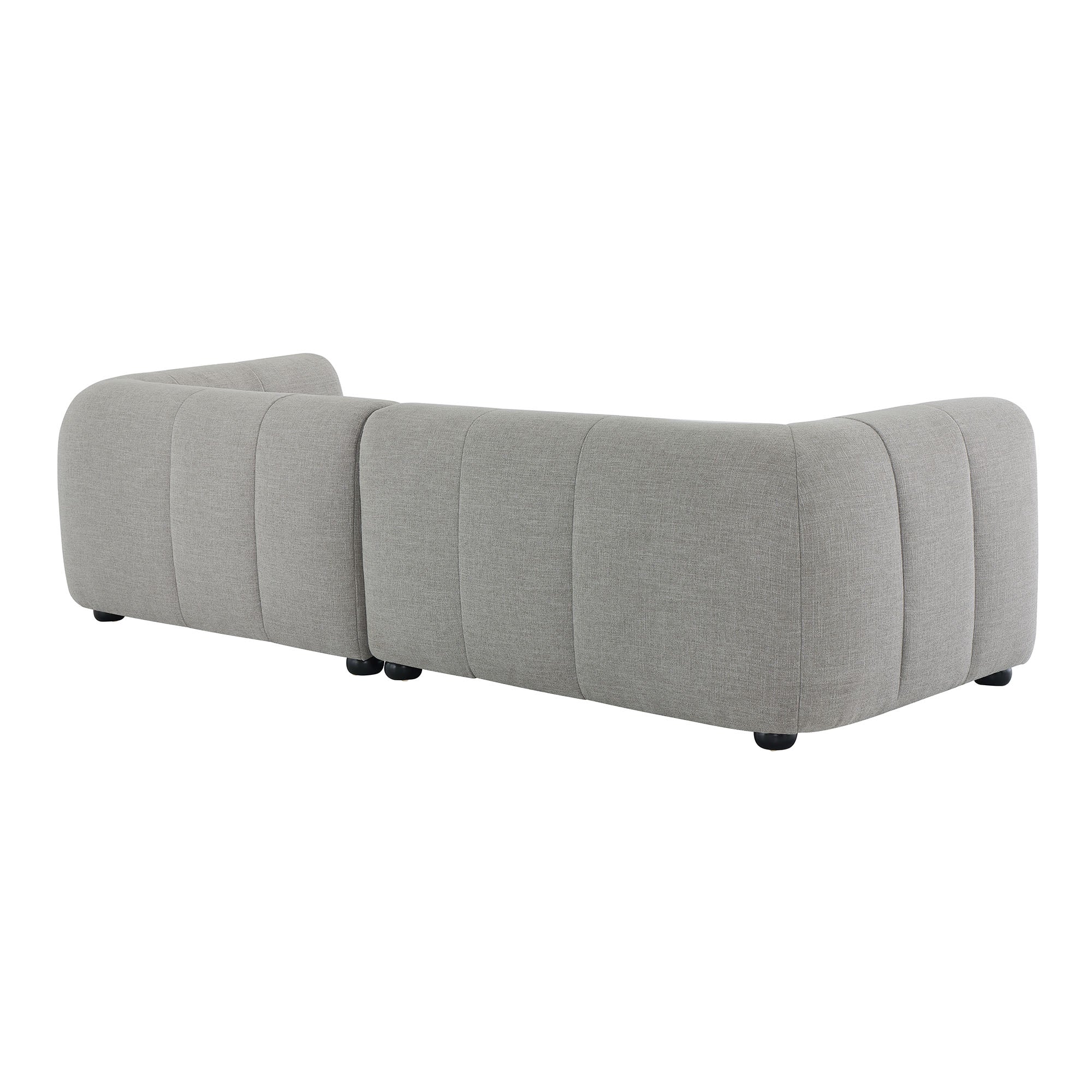 Liana Right-Facing Upholstered Fabric Modular Sofa with Chaise