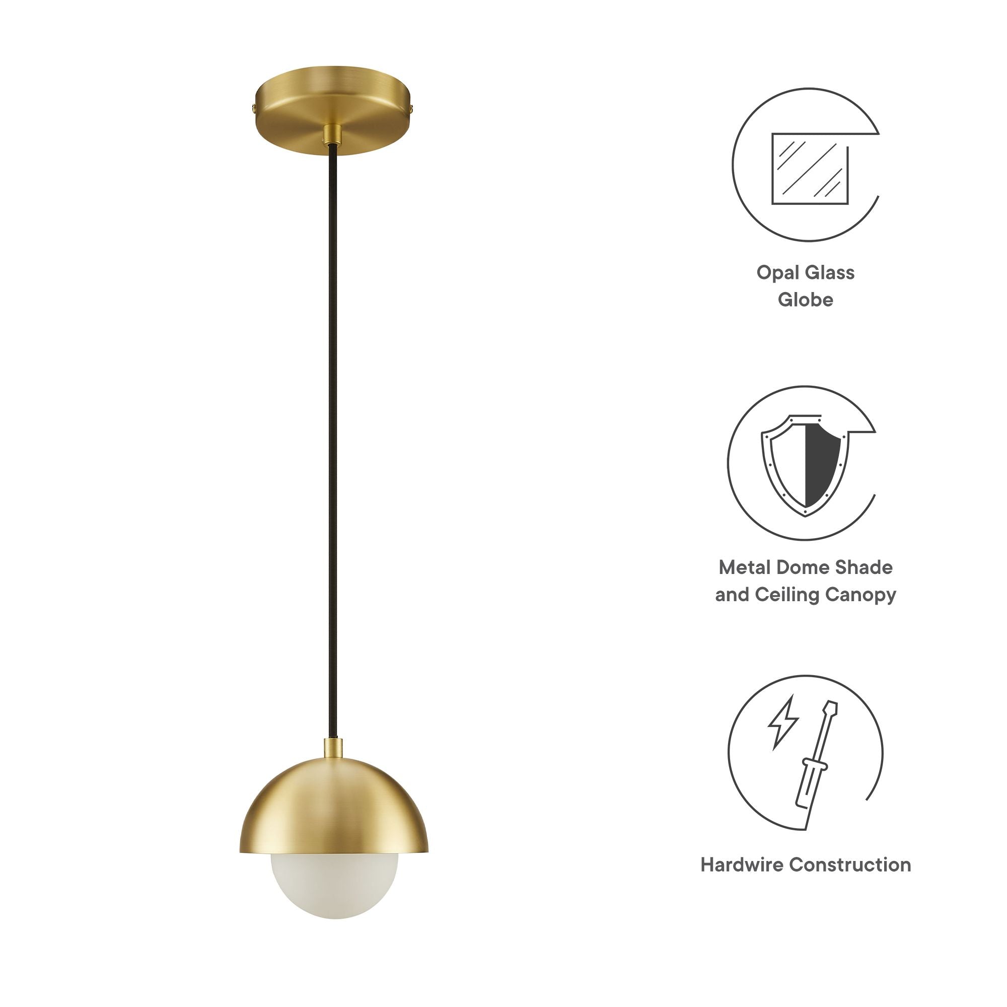 Lampe suspendue Globe Eclipse