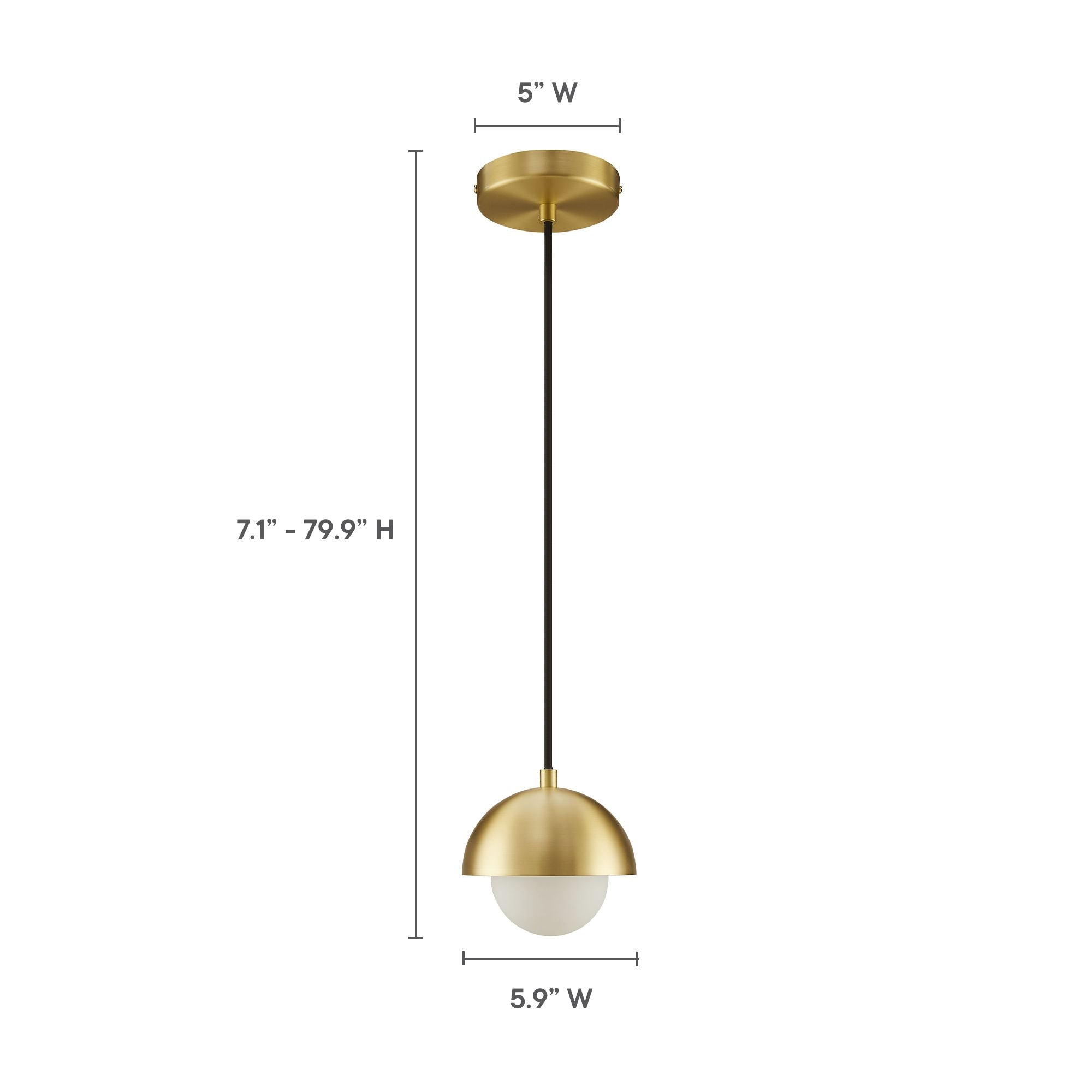 Lampe suspendue Globe Eclipse