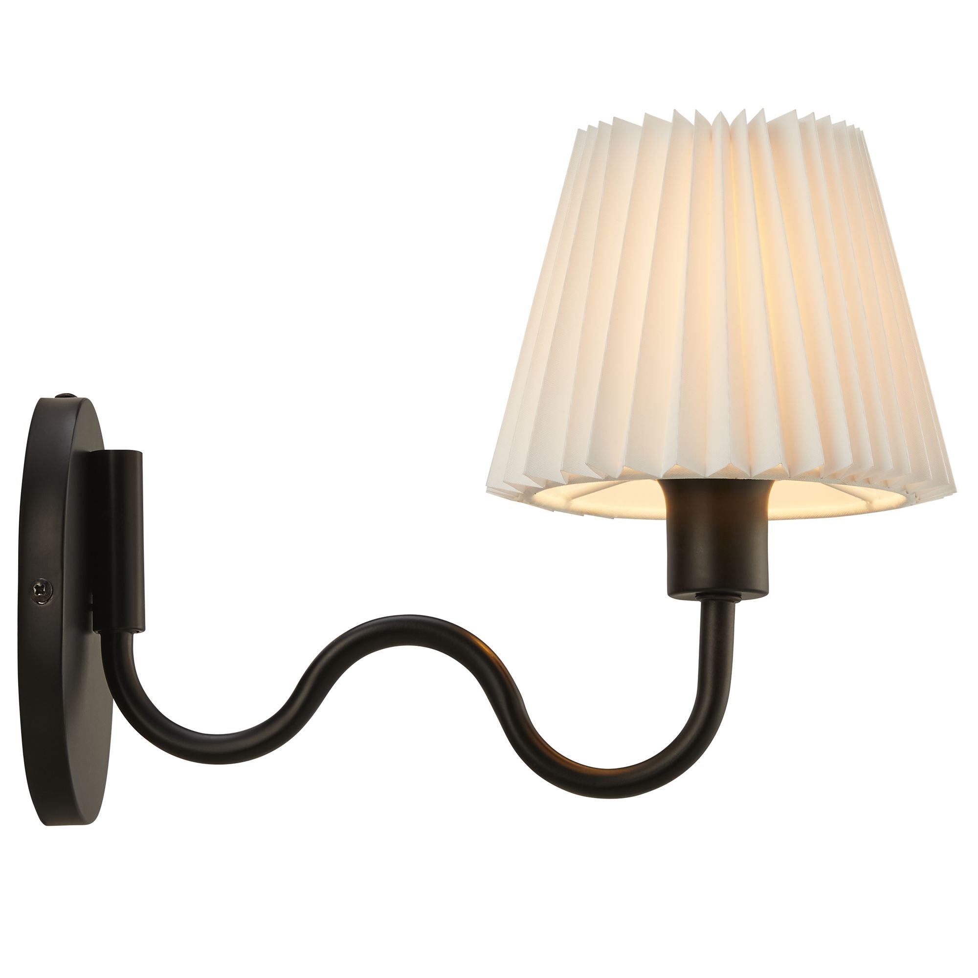 Wave Squiggle Arm Wall Sconce